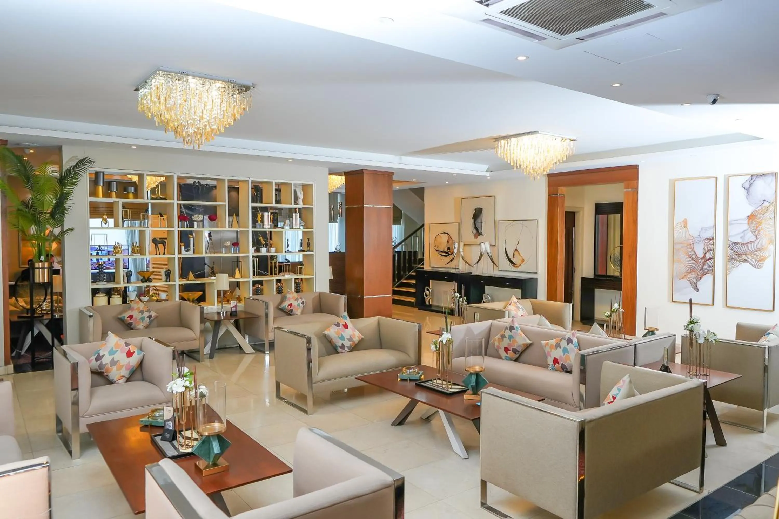 Lobby or reception in Lijam Hotel