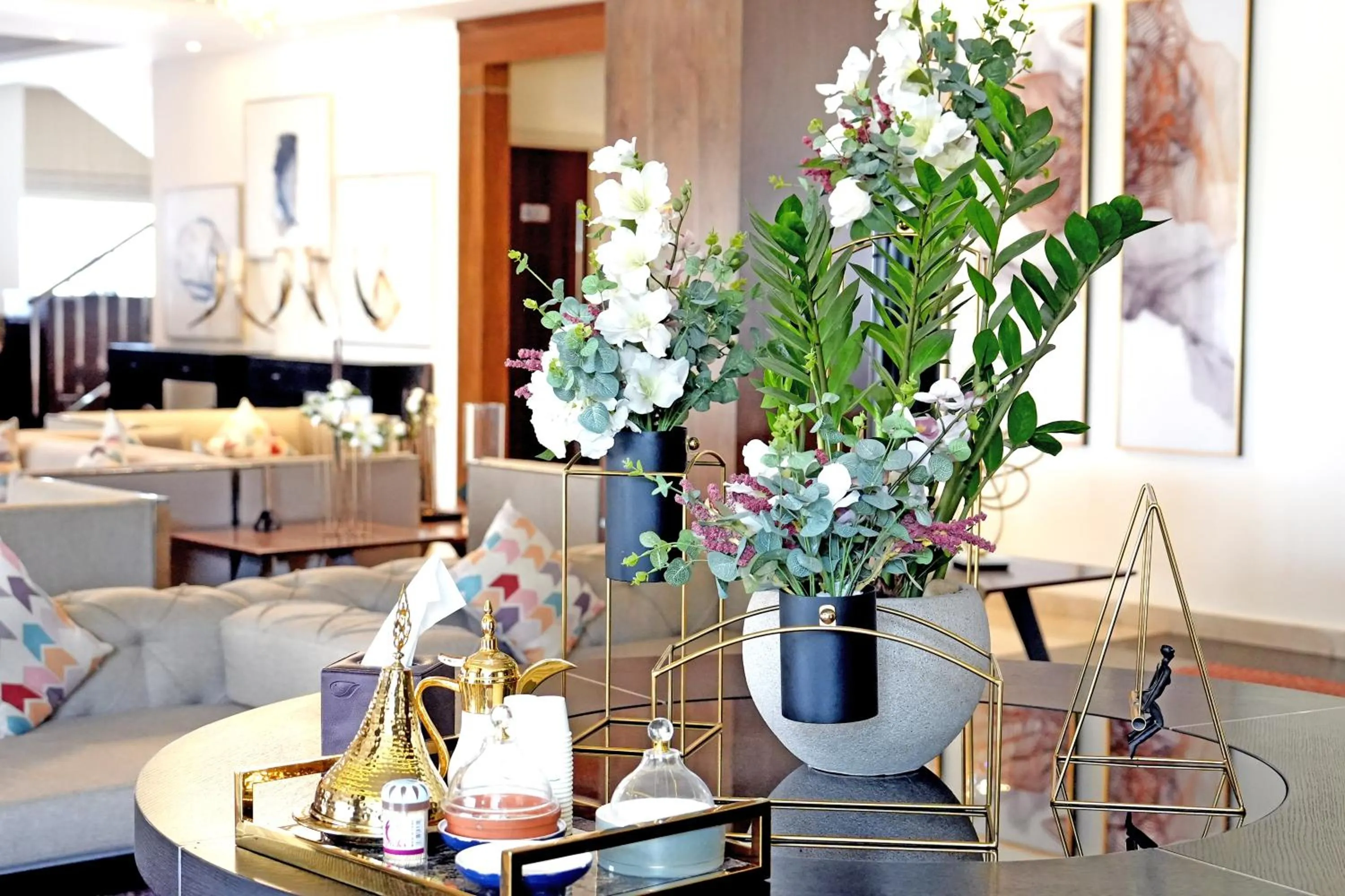 Lobby or reception in Lijam Hotel