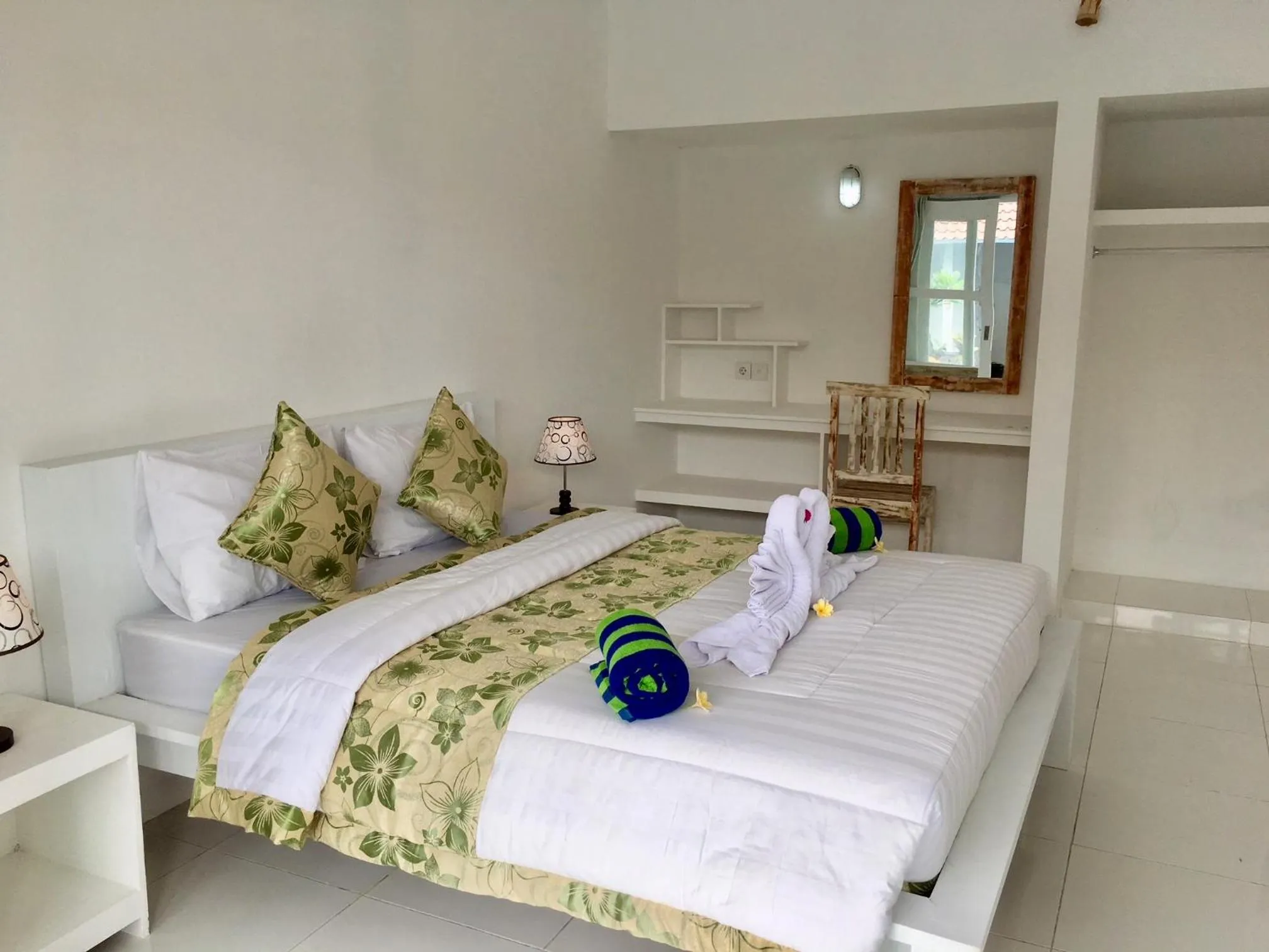 Bed in Narayana Homestay