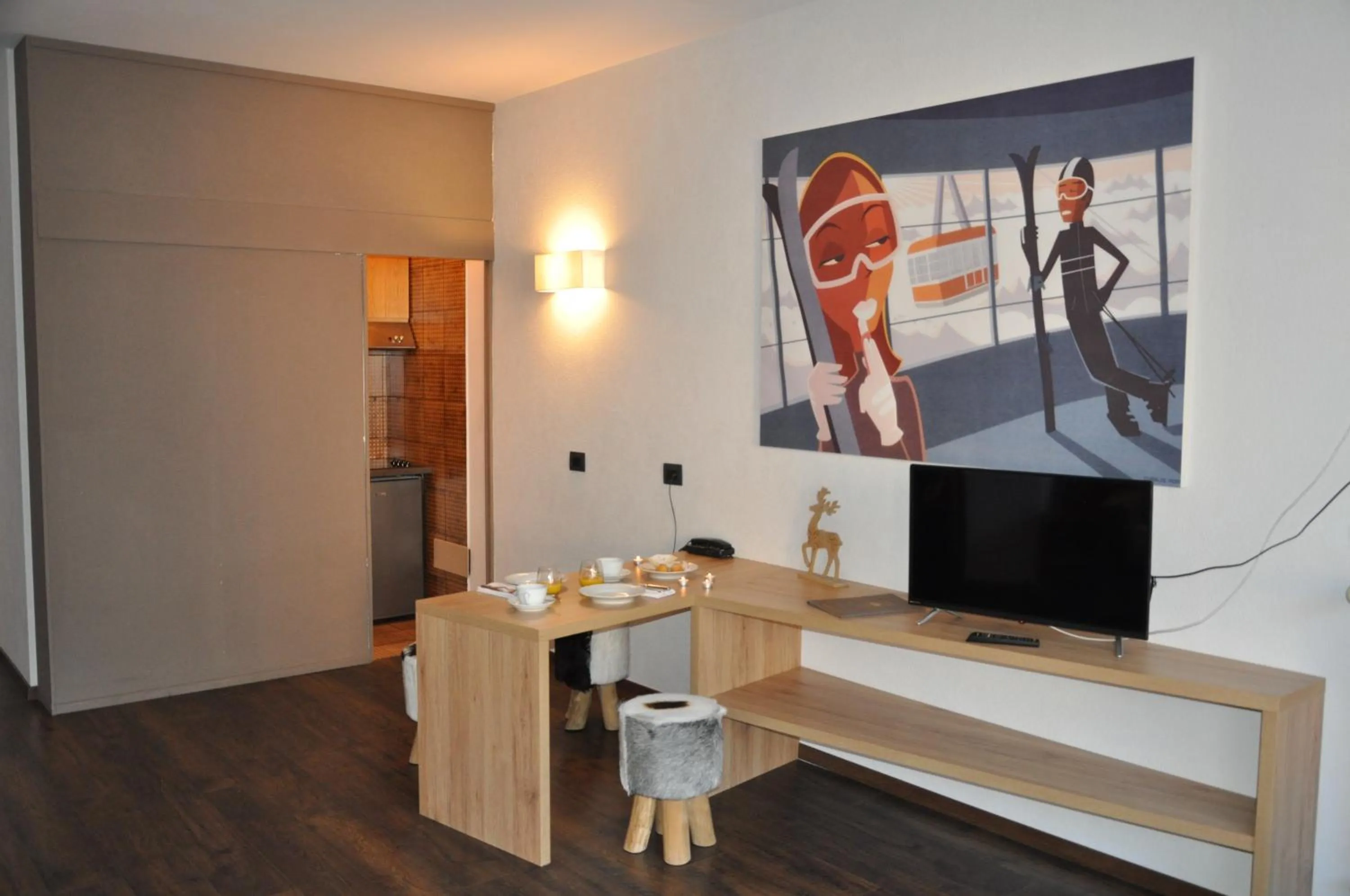 Kitchen or kitchenette in Residence Anda