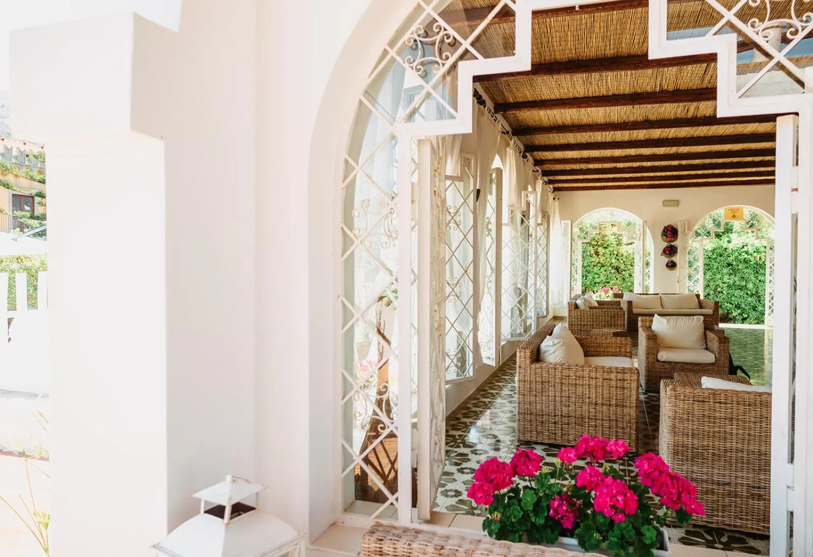 Lobby or reception in Hotel Rojas