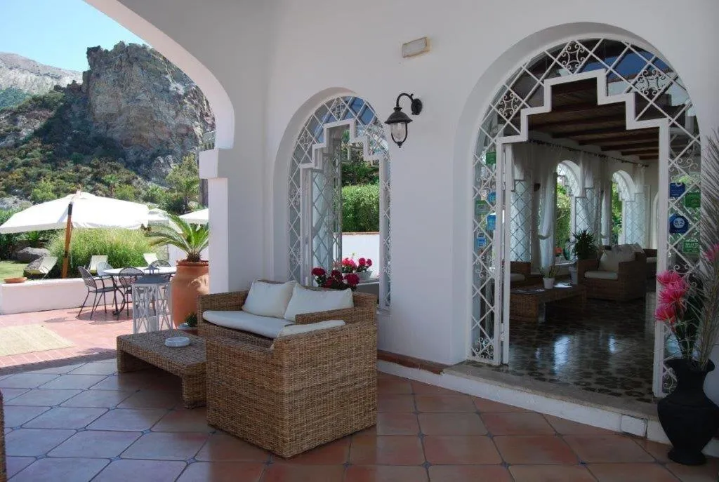 Patio in Hotel Rojas