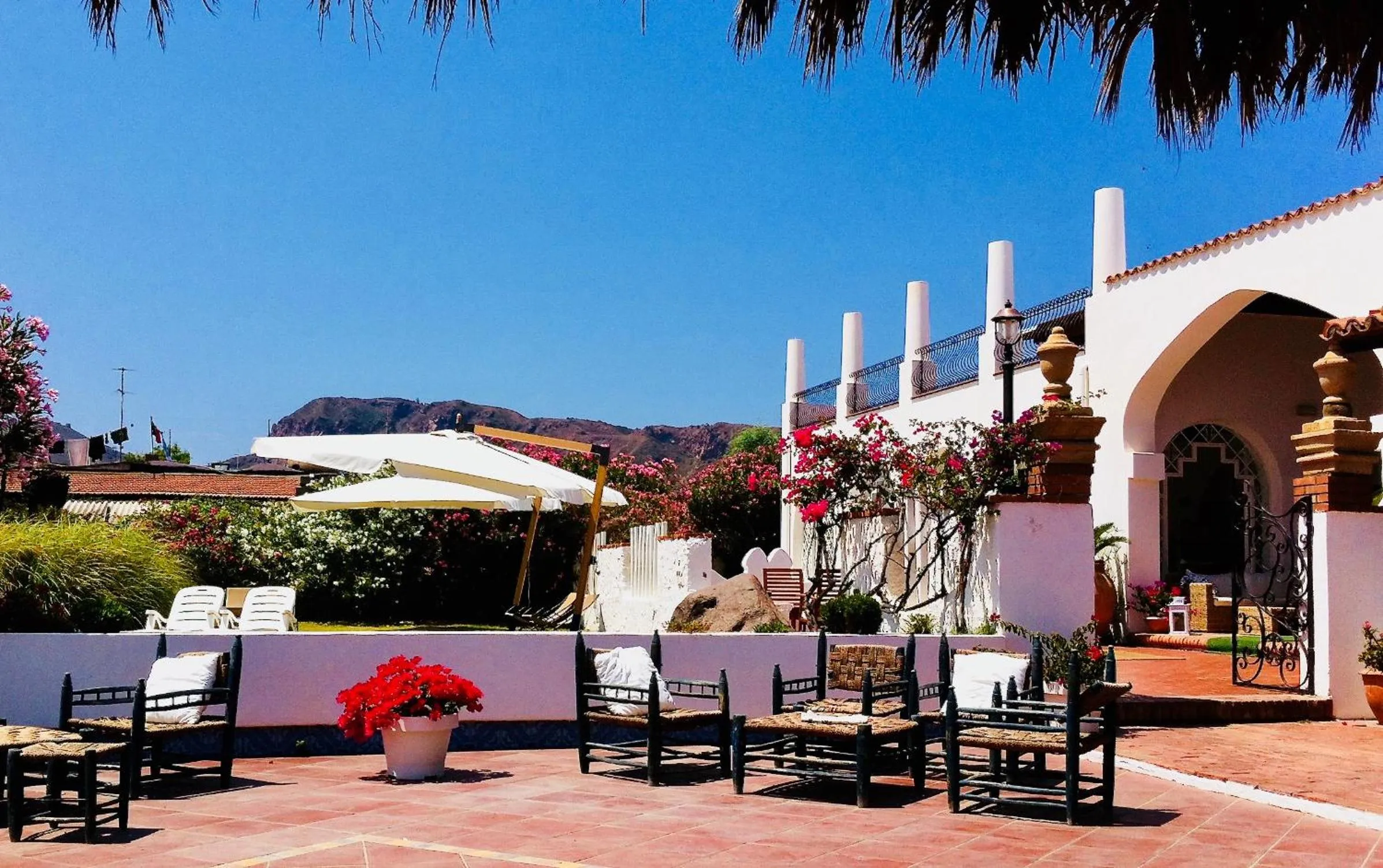 Patio in Hotel Rojas