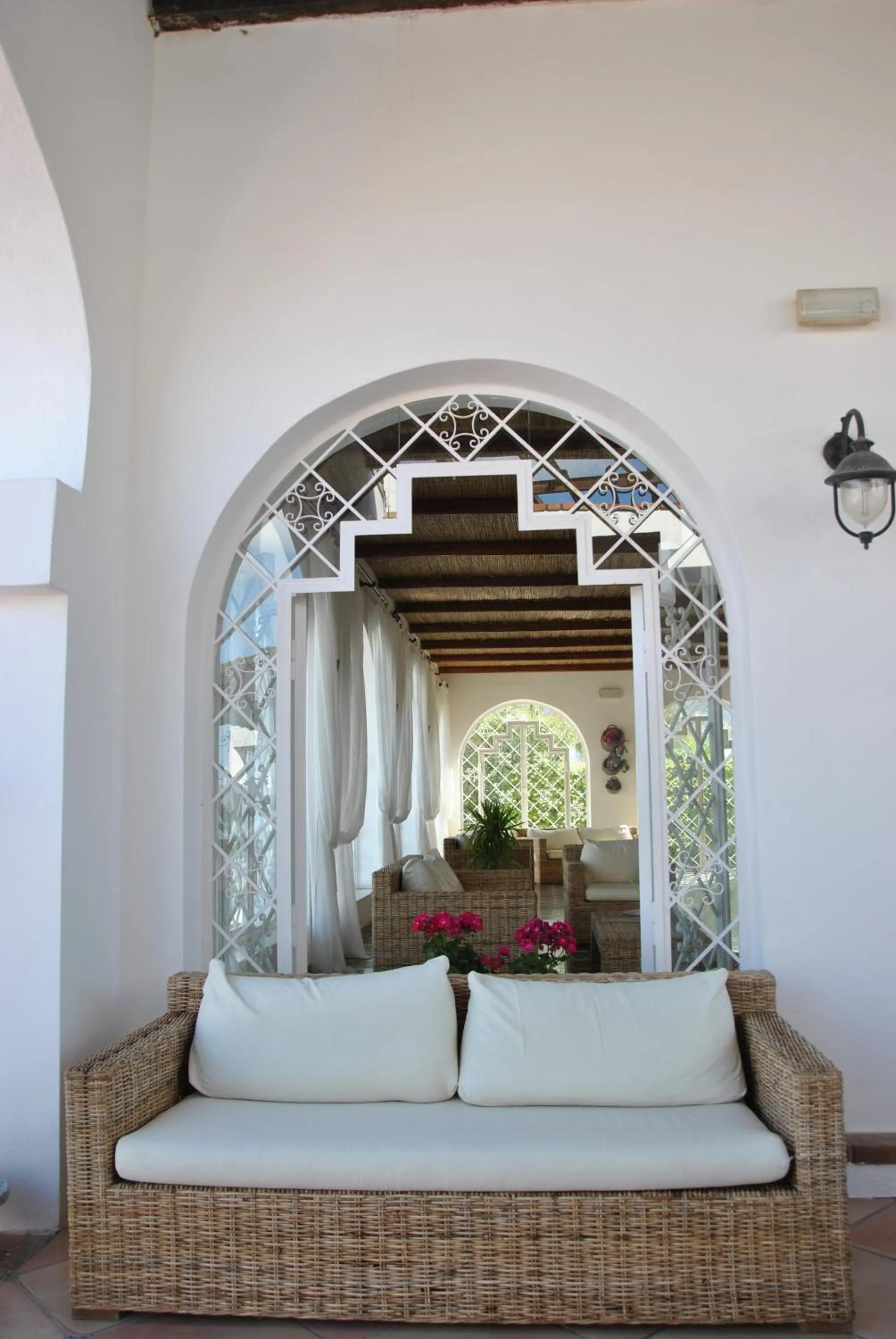 Patio in Hotel Rojas