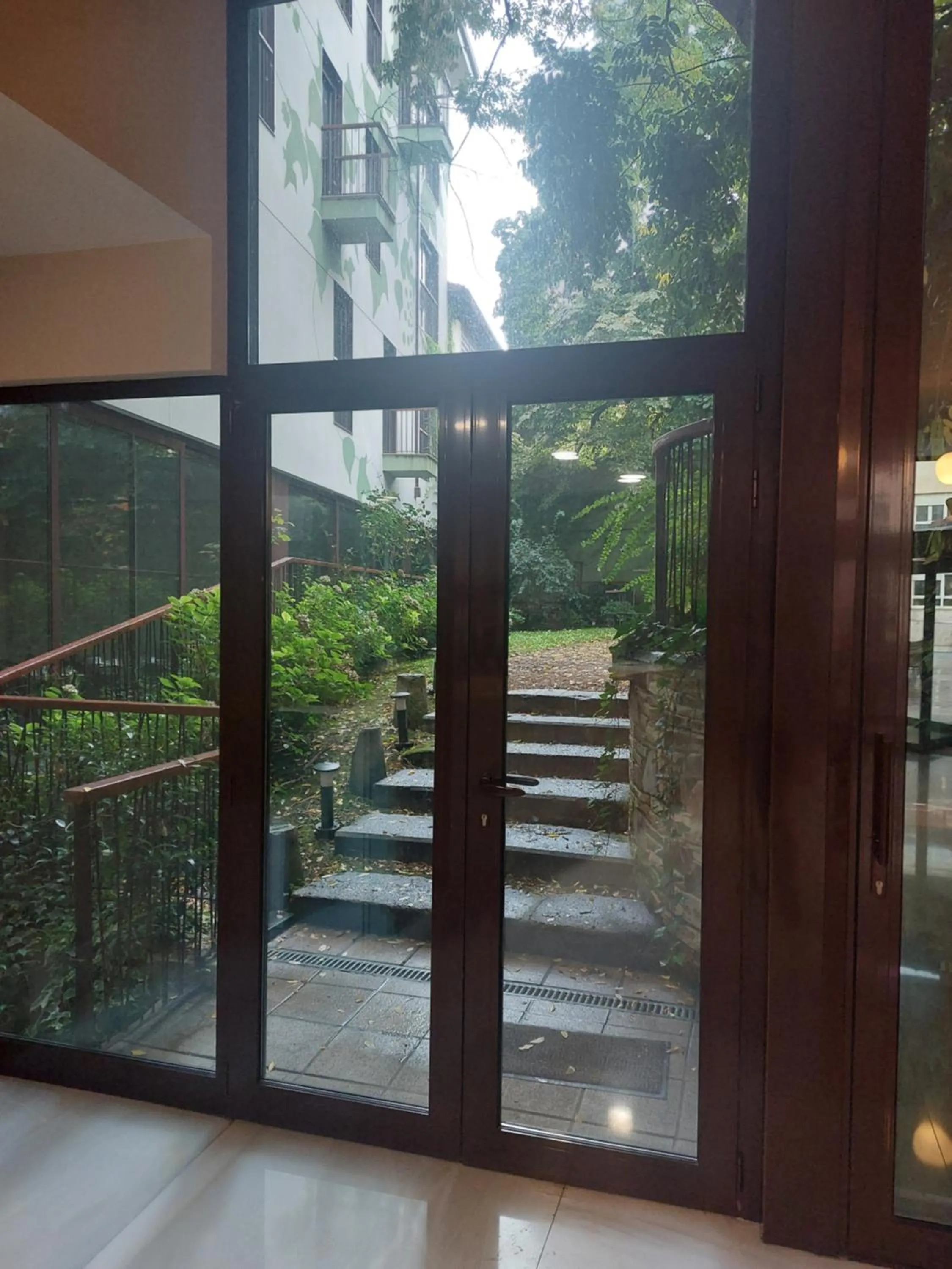 Garden in U-Hotel Spa Ciudad de Astorga