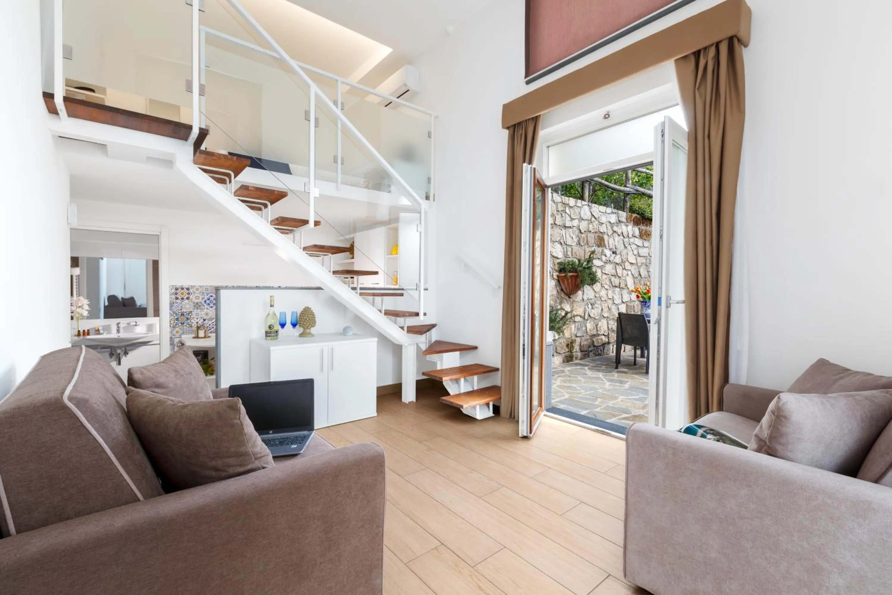 Living room in Eterea Charming Suites