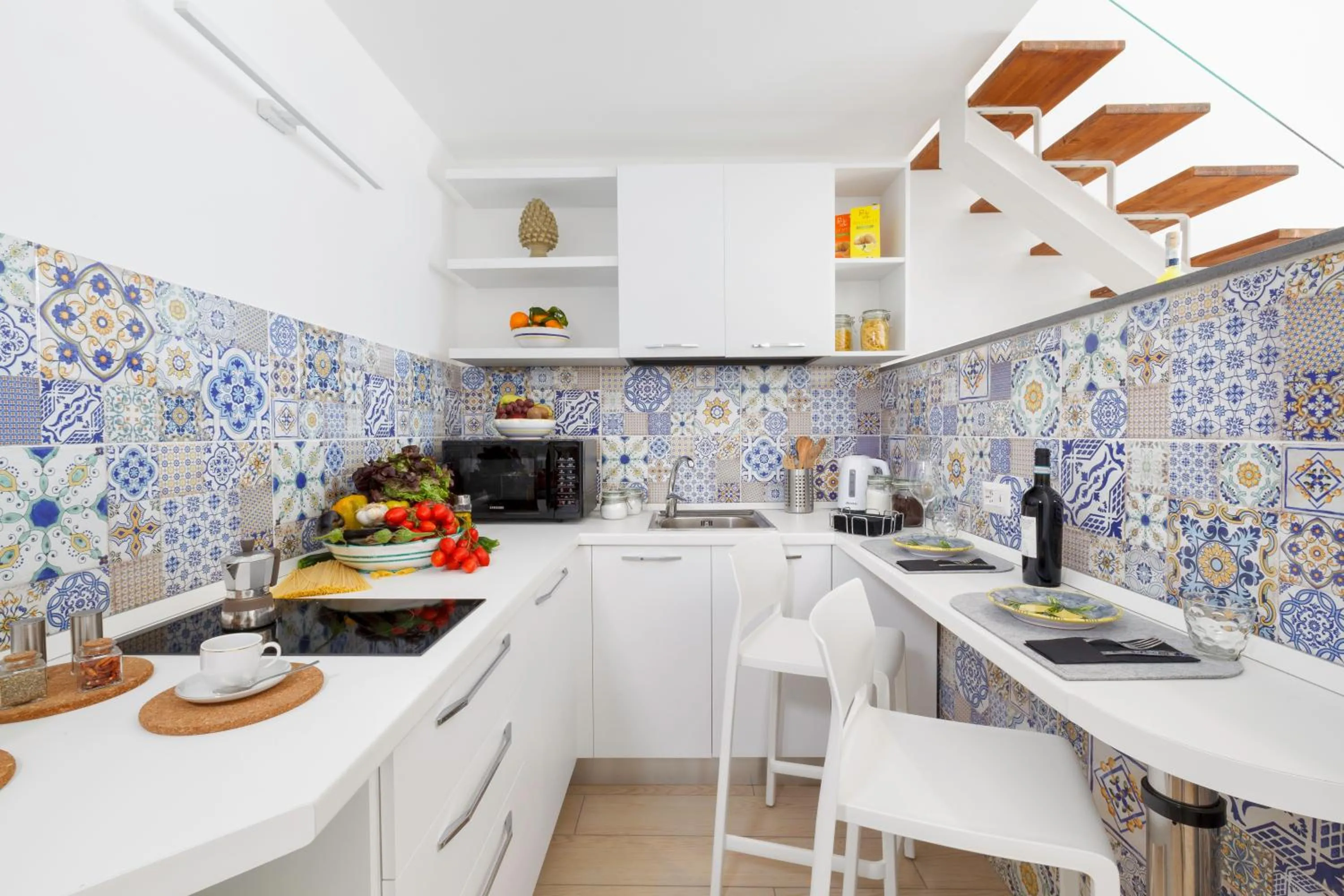 Kitchen or kitchenette in Eterea Charming Suites