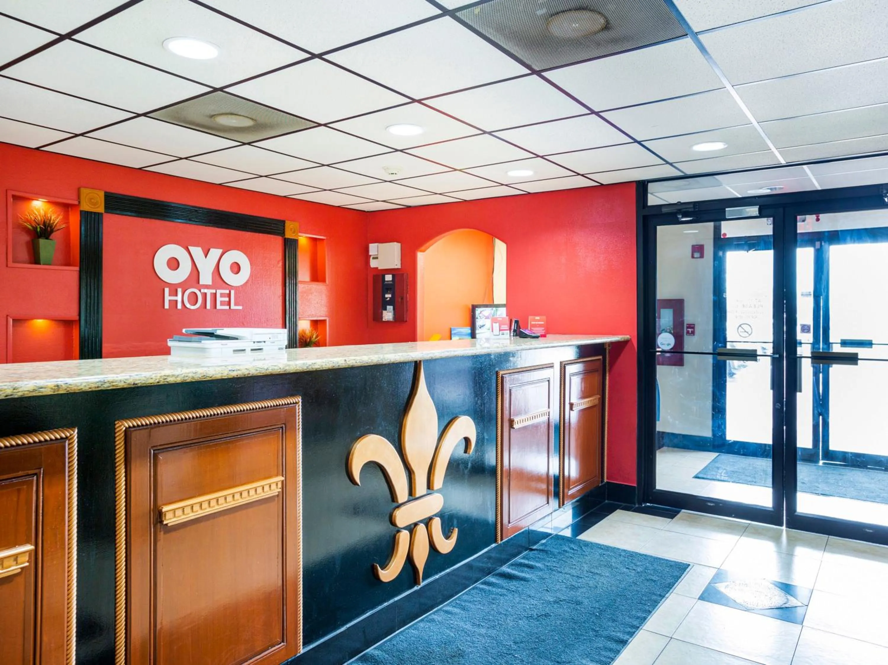 Lobby or reception in OYO Hotel LSU
