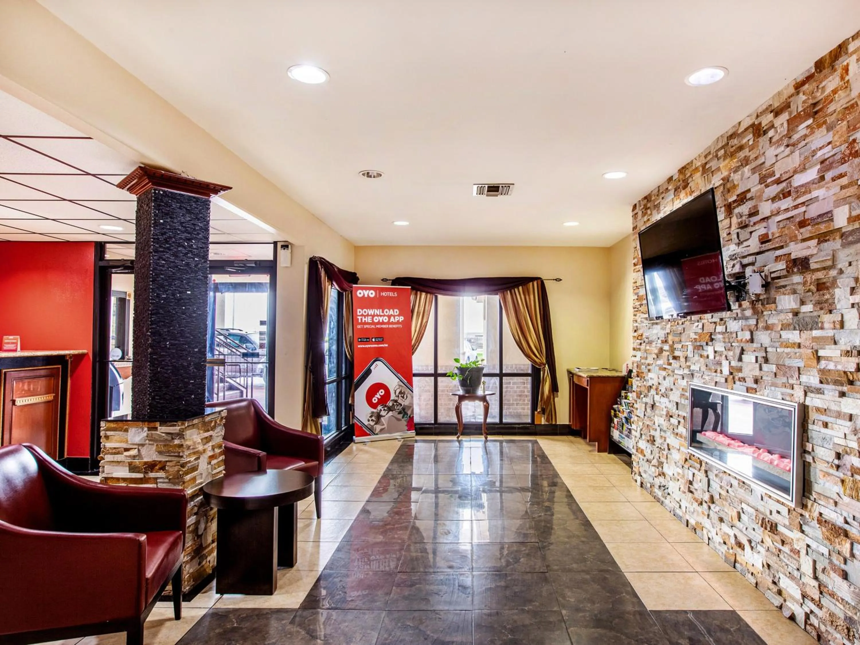 Lobby or reception in OYO Hotel LSU