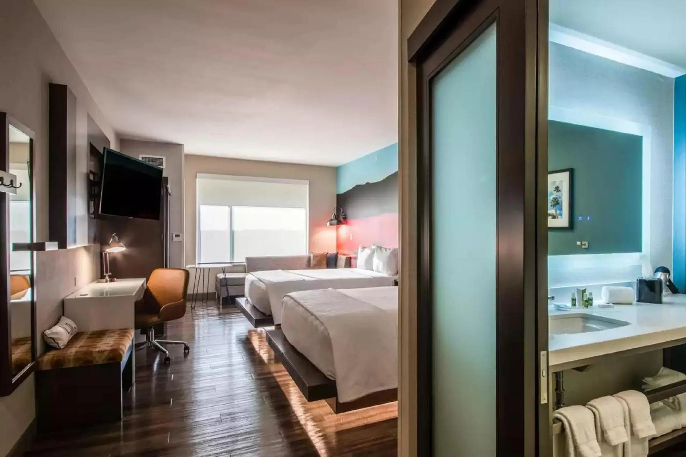 Photo of the whole room, Bed in Cambria Hotel Omaha Downtown