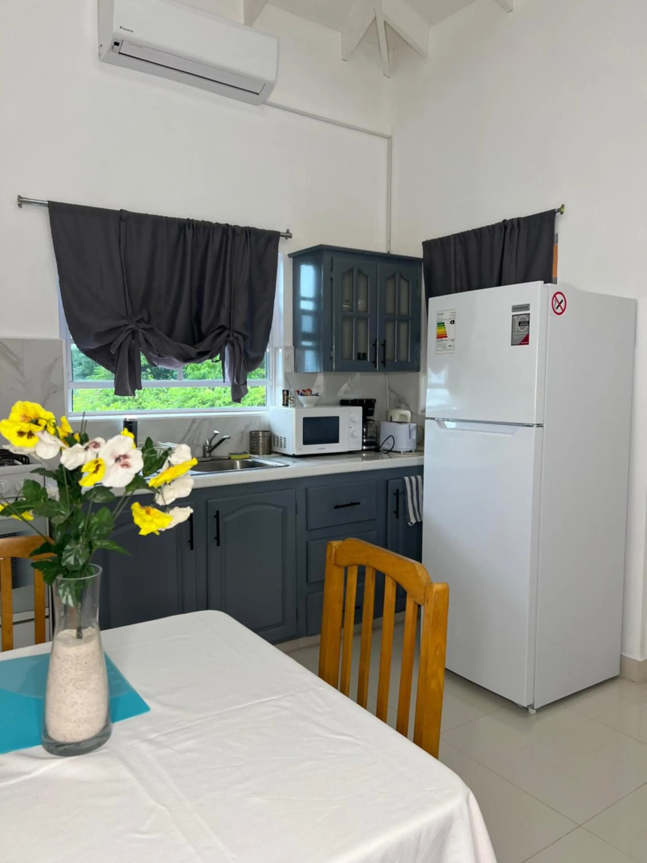 Kitchen or kitchenette in La Heliconia & Day Spa