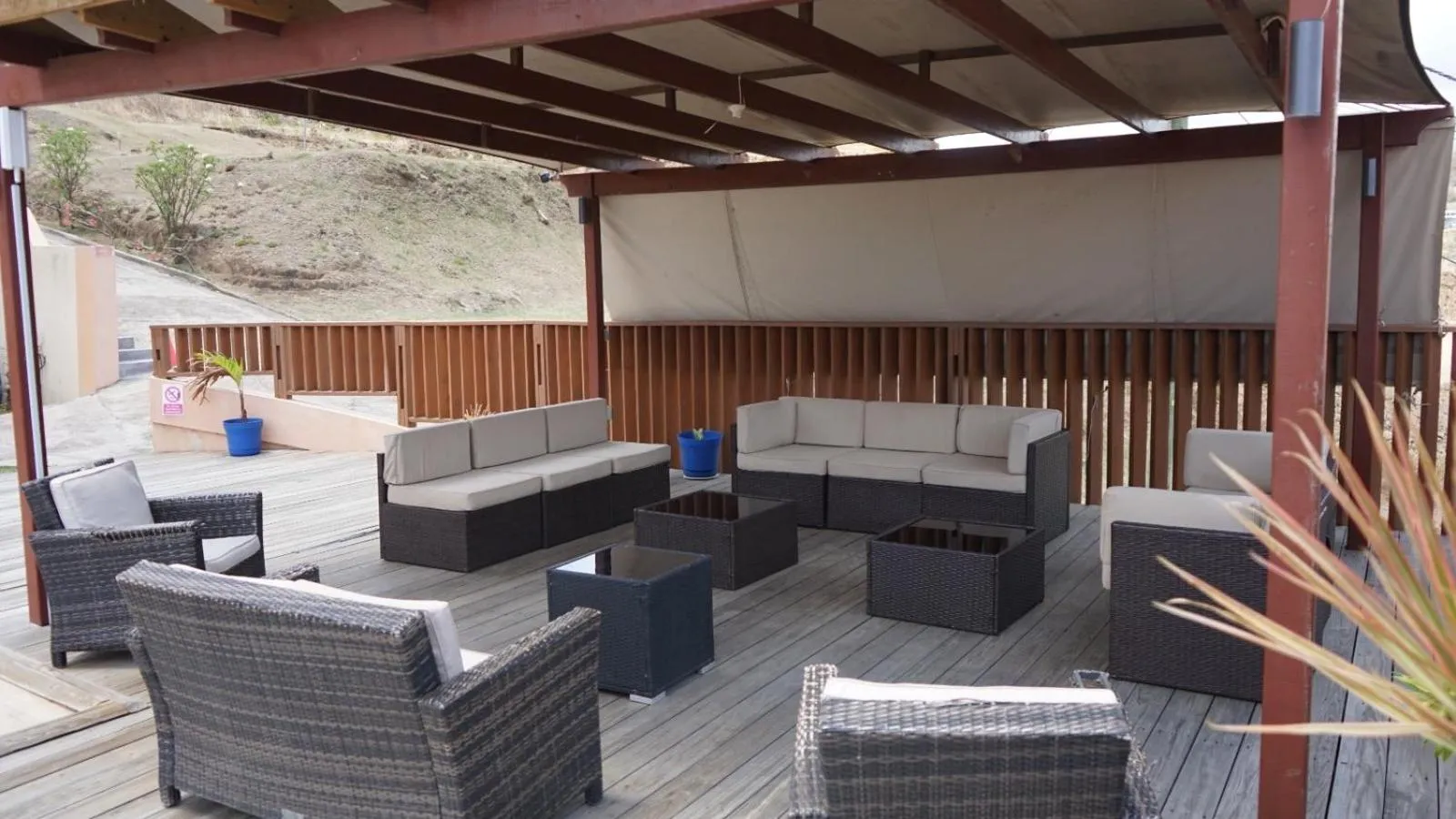 Patio in La Heliconia & Day Spa