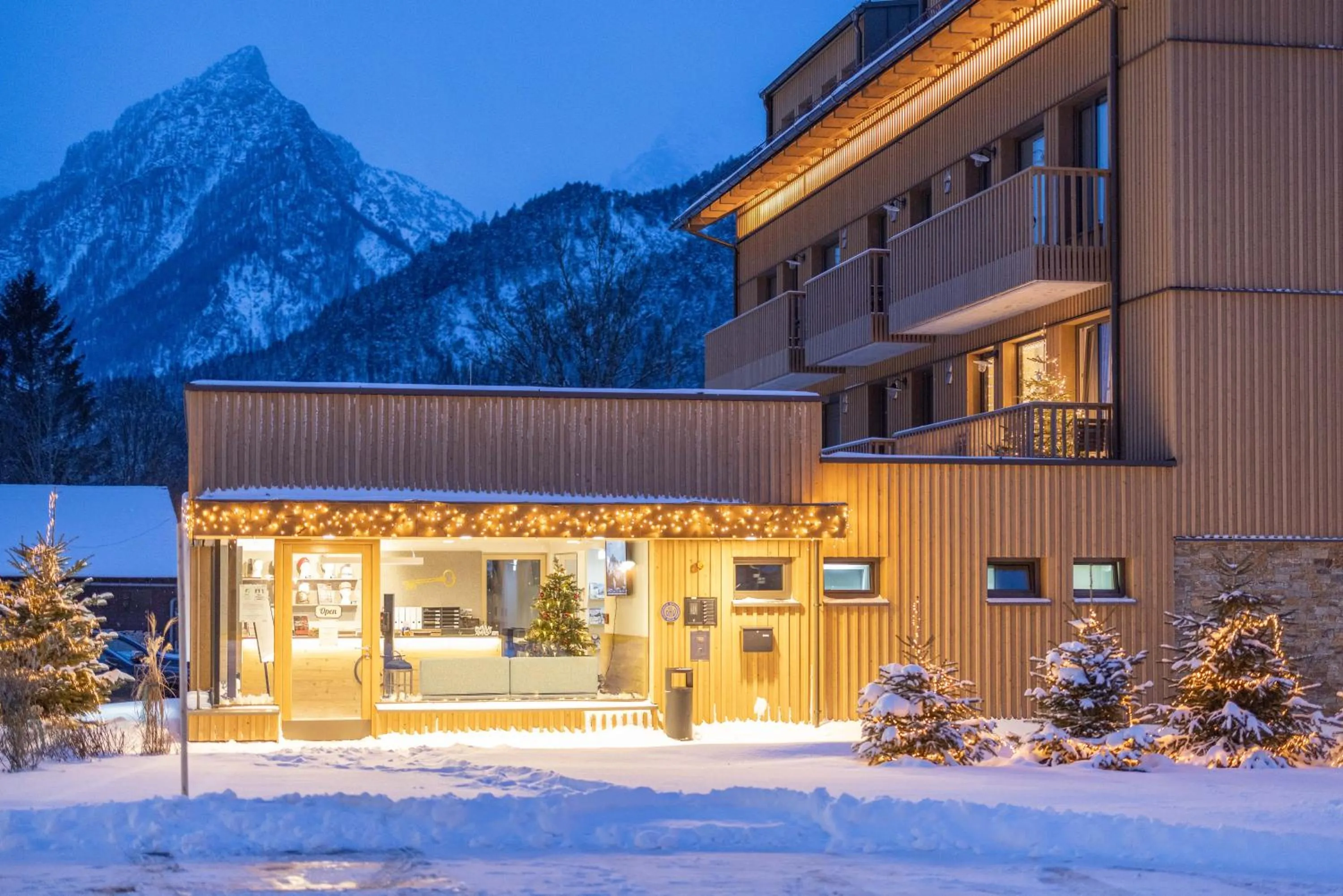 Property building in Dormio Aparthotel Hinterstoder