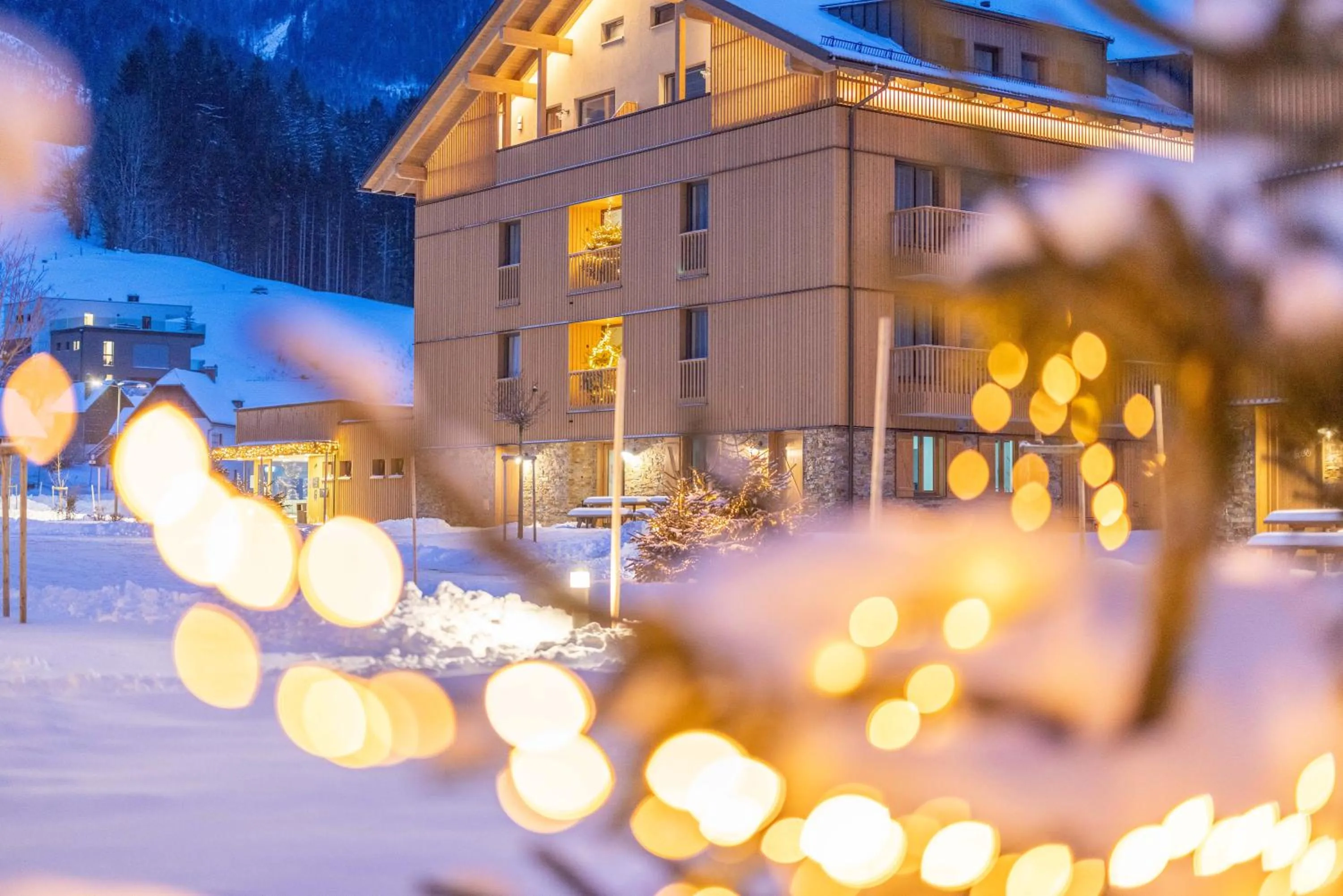 Property building in Dormio Aparthotel Hinterstoder