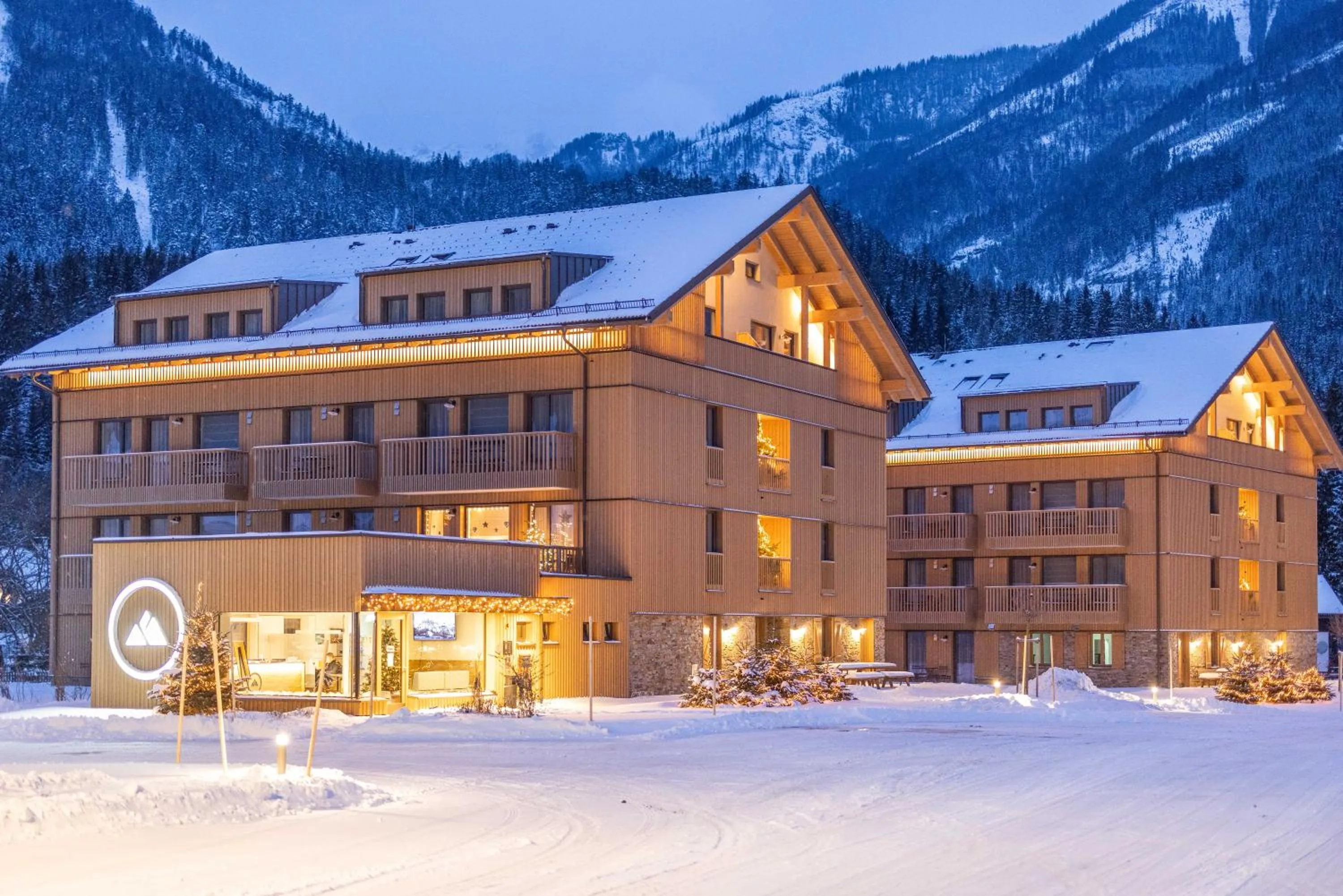 Property building in Dormio Aparthotel Hinterstoder