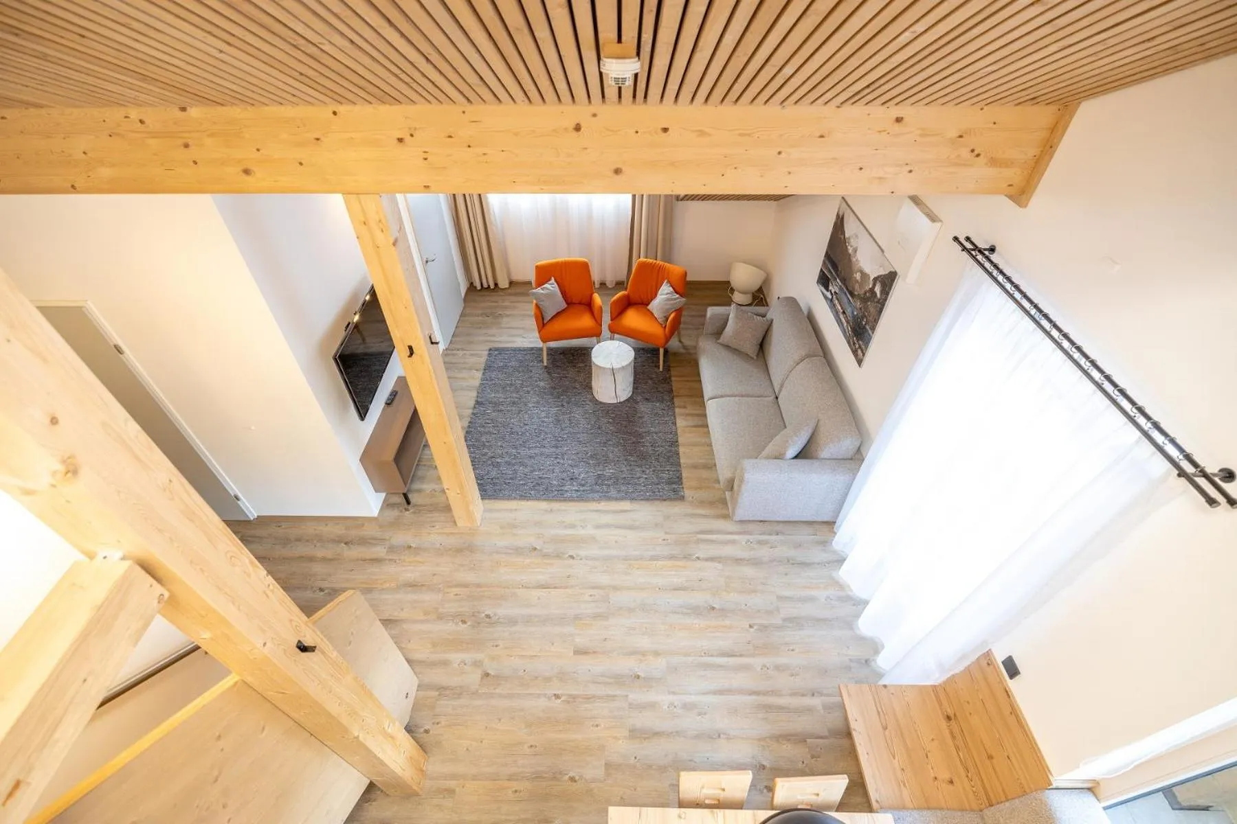 Living room in Dormio Aparthotel Hinterstoder