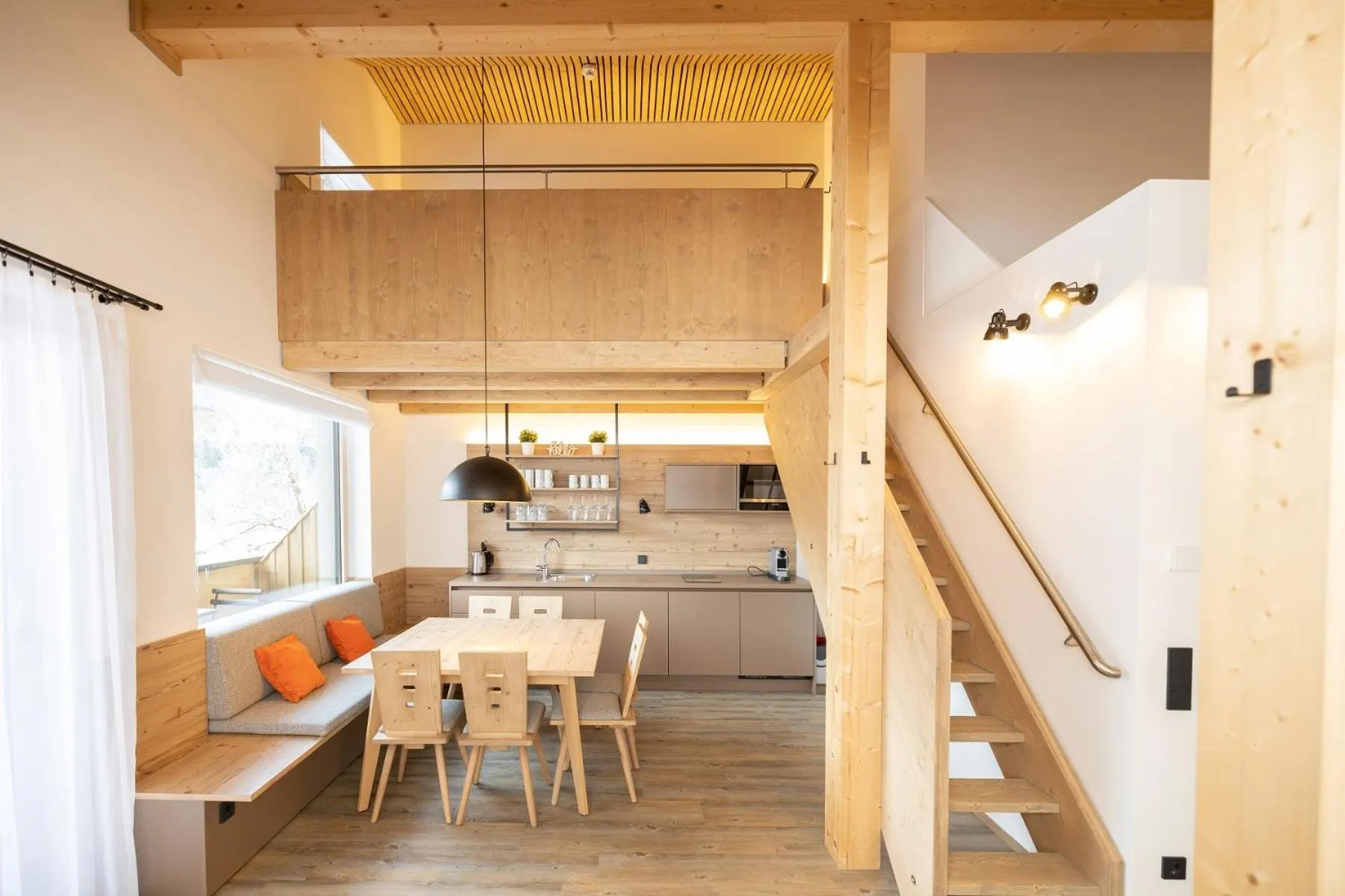 Kitchen or kitchenette in Dormio Aparthotel Hinterstoder