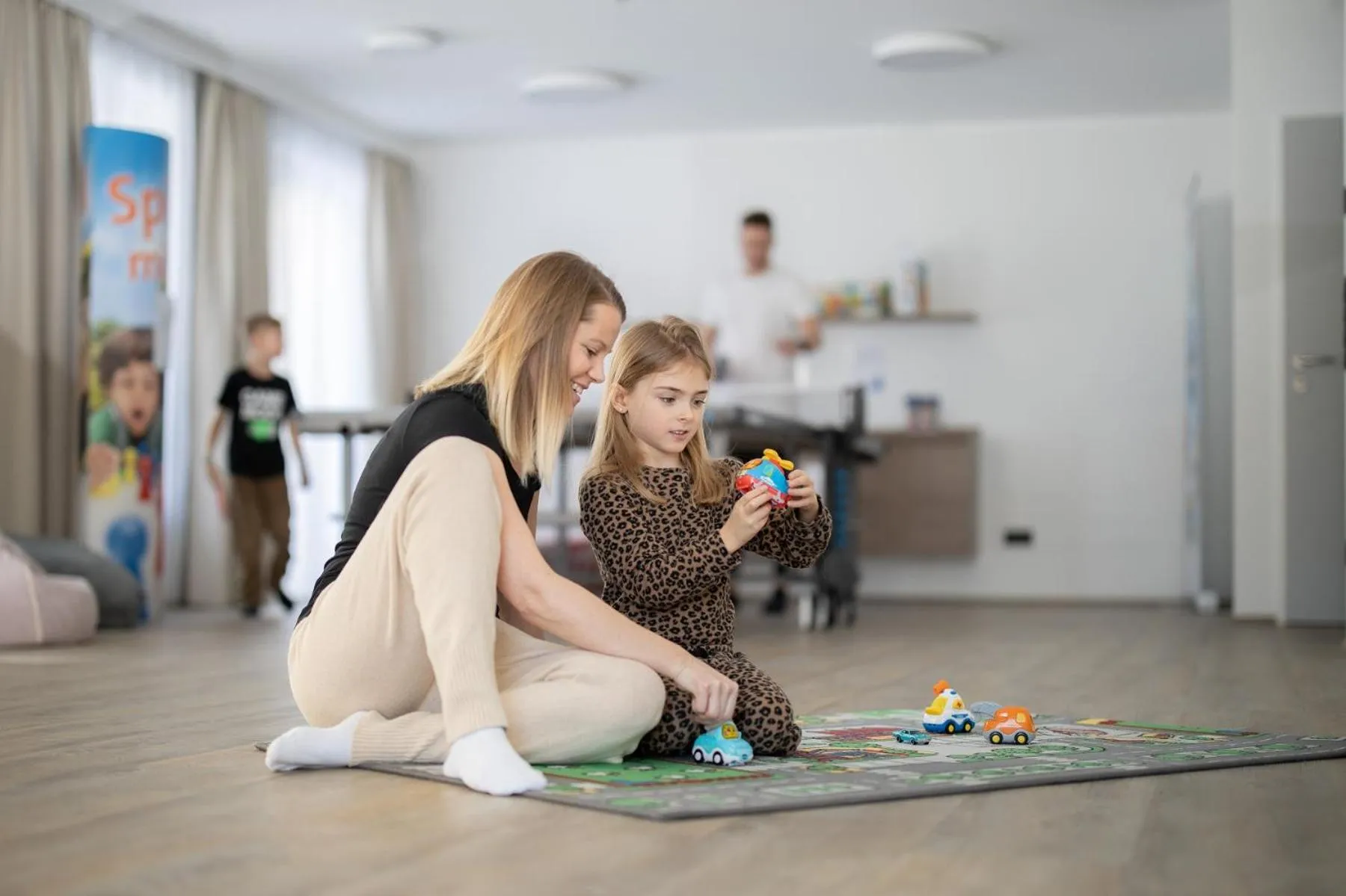 Family in Dormio Aparthotel Hinterstoder