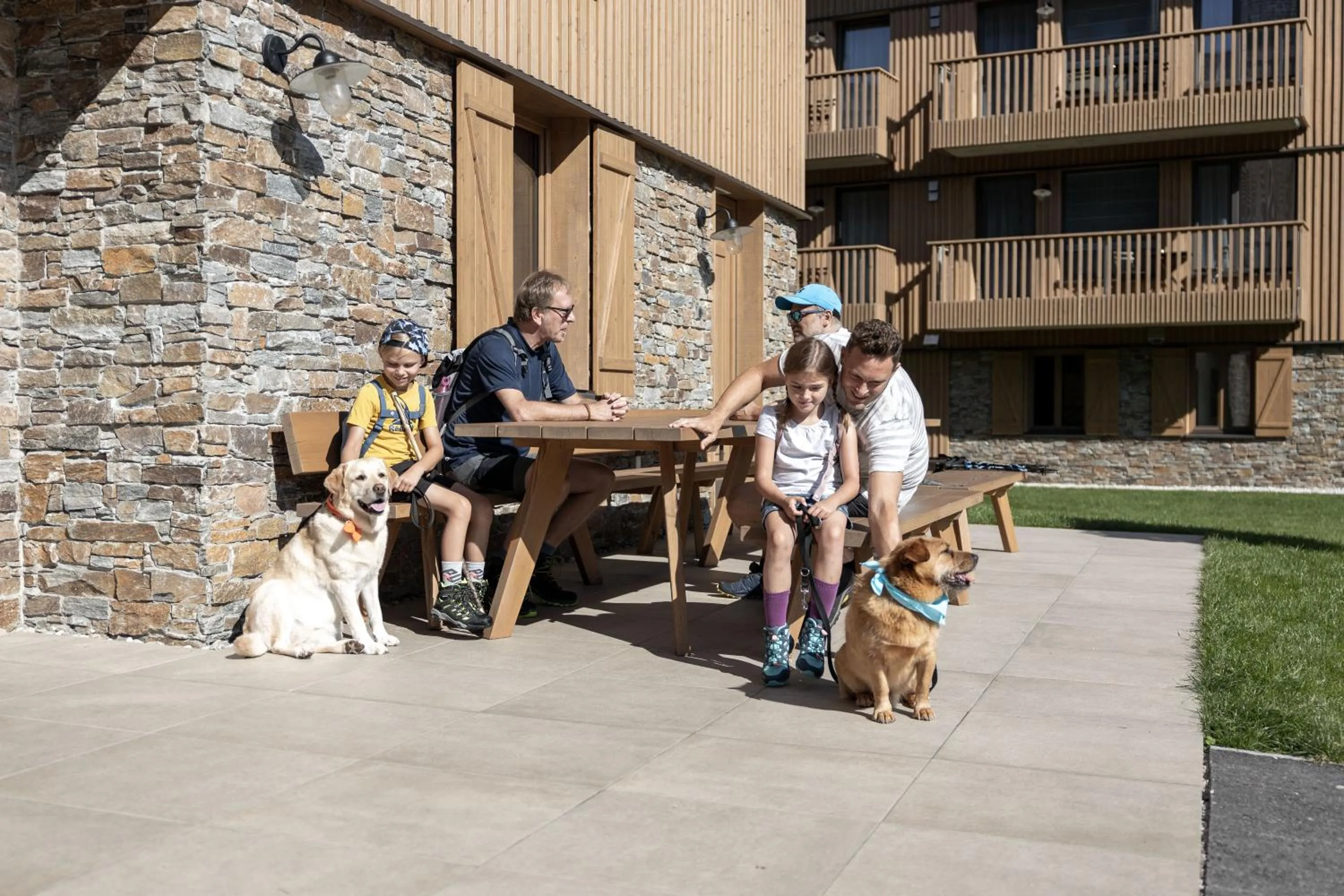 Seating area in Dormio Aparthotel Hinterstoder