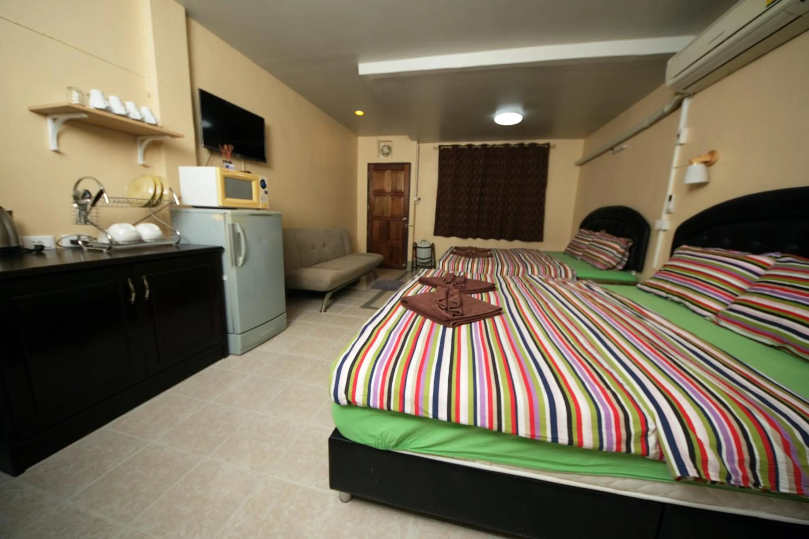 Bed in Pineapple Guesthouse