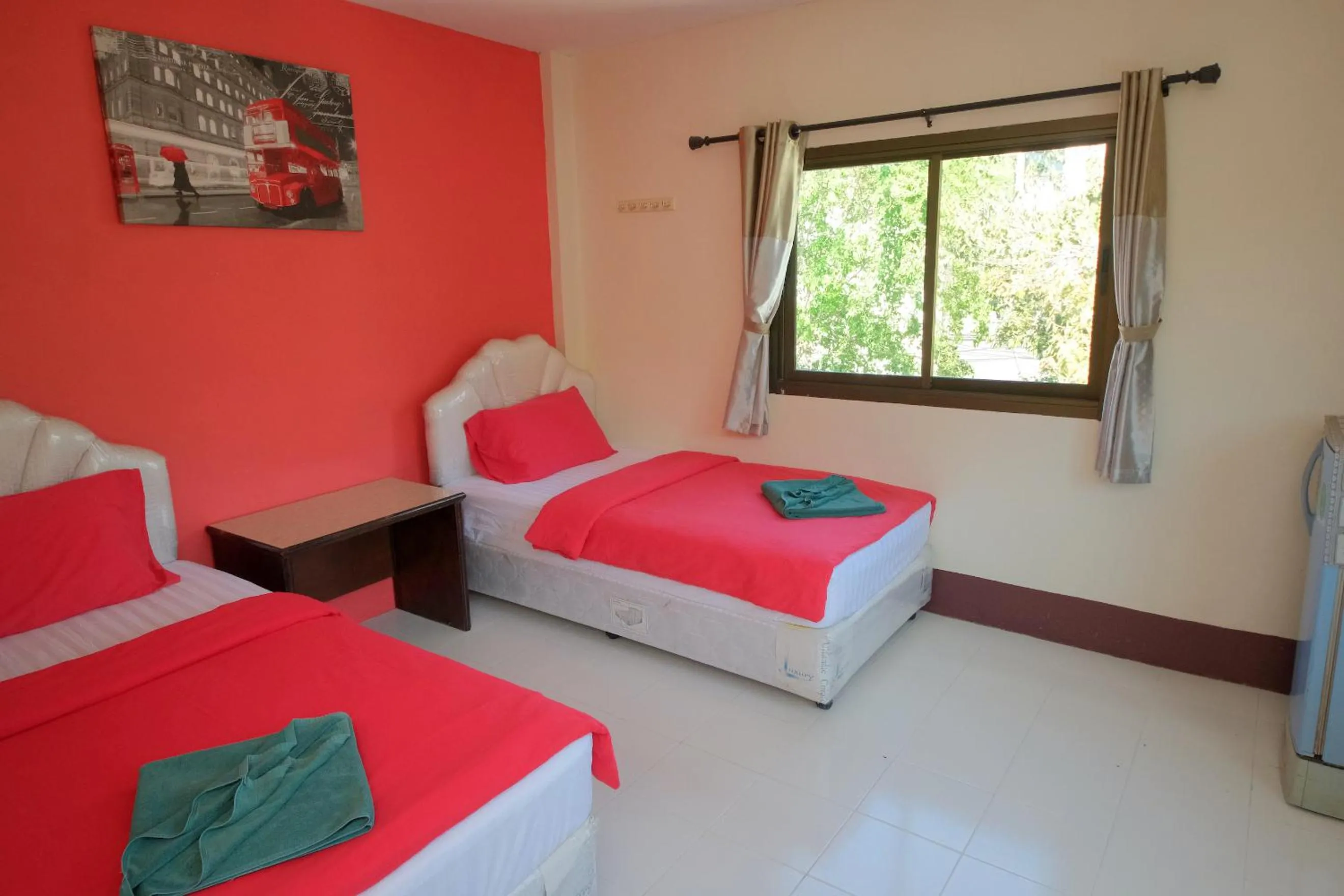 Bed in Pineapple Guesthouse