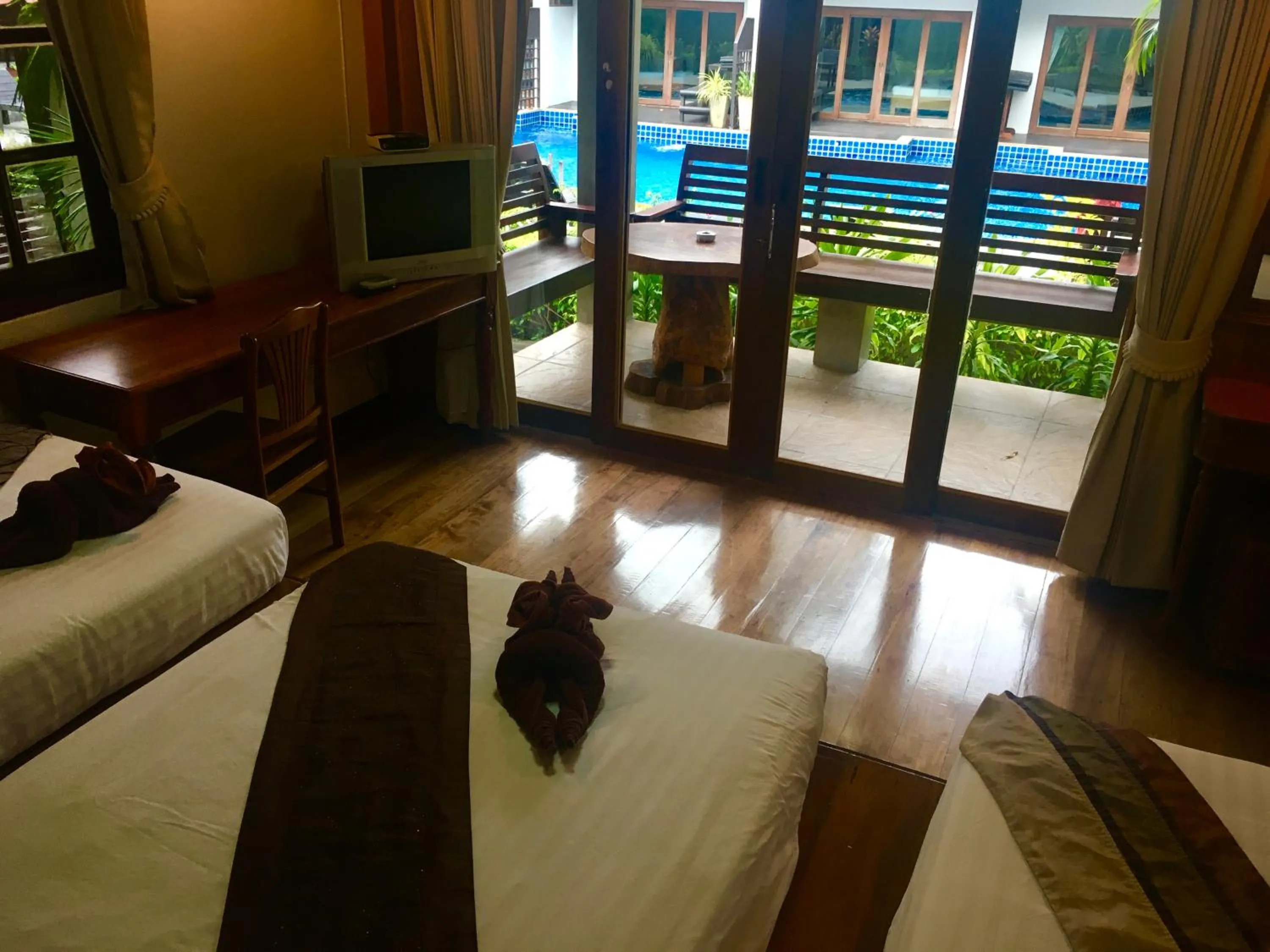 Bed in Blue Diamond Resort