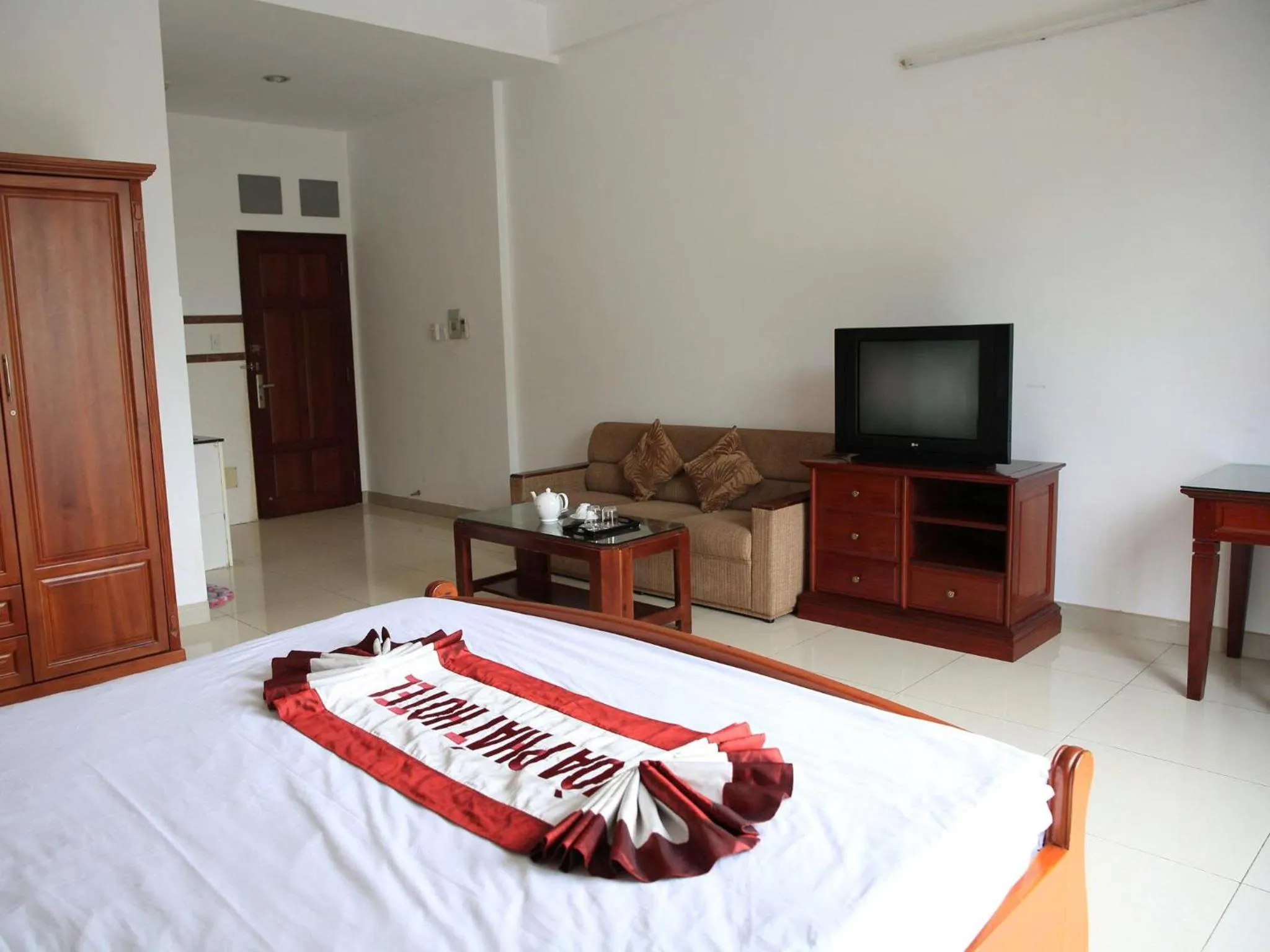 Bed in Hoa Phat Hotel & Apartment