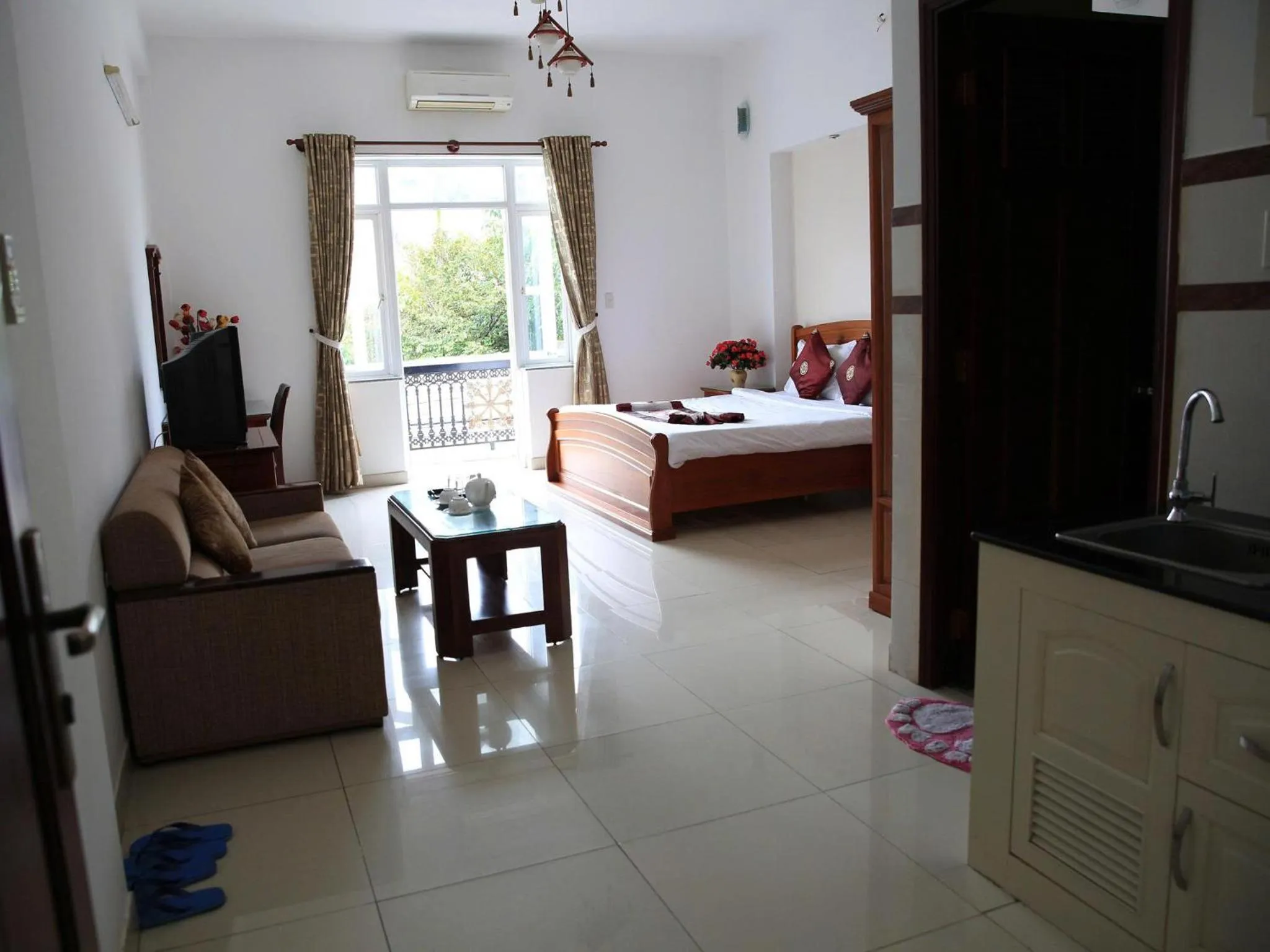 Bed in Hoa Phat Hotel & Apartment