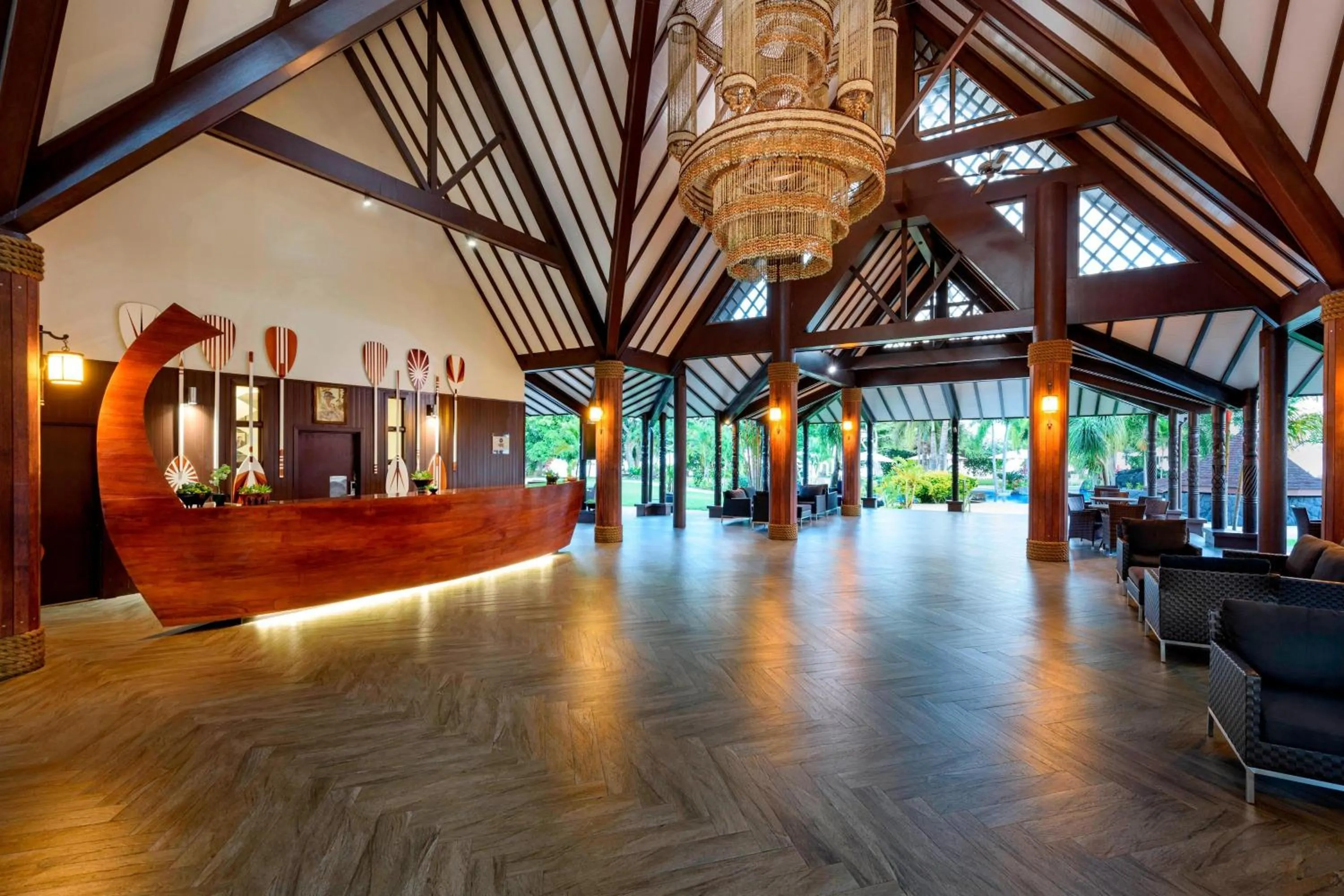 Lobby or reception in Sheraton Samoa Beach Resort