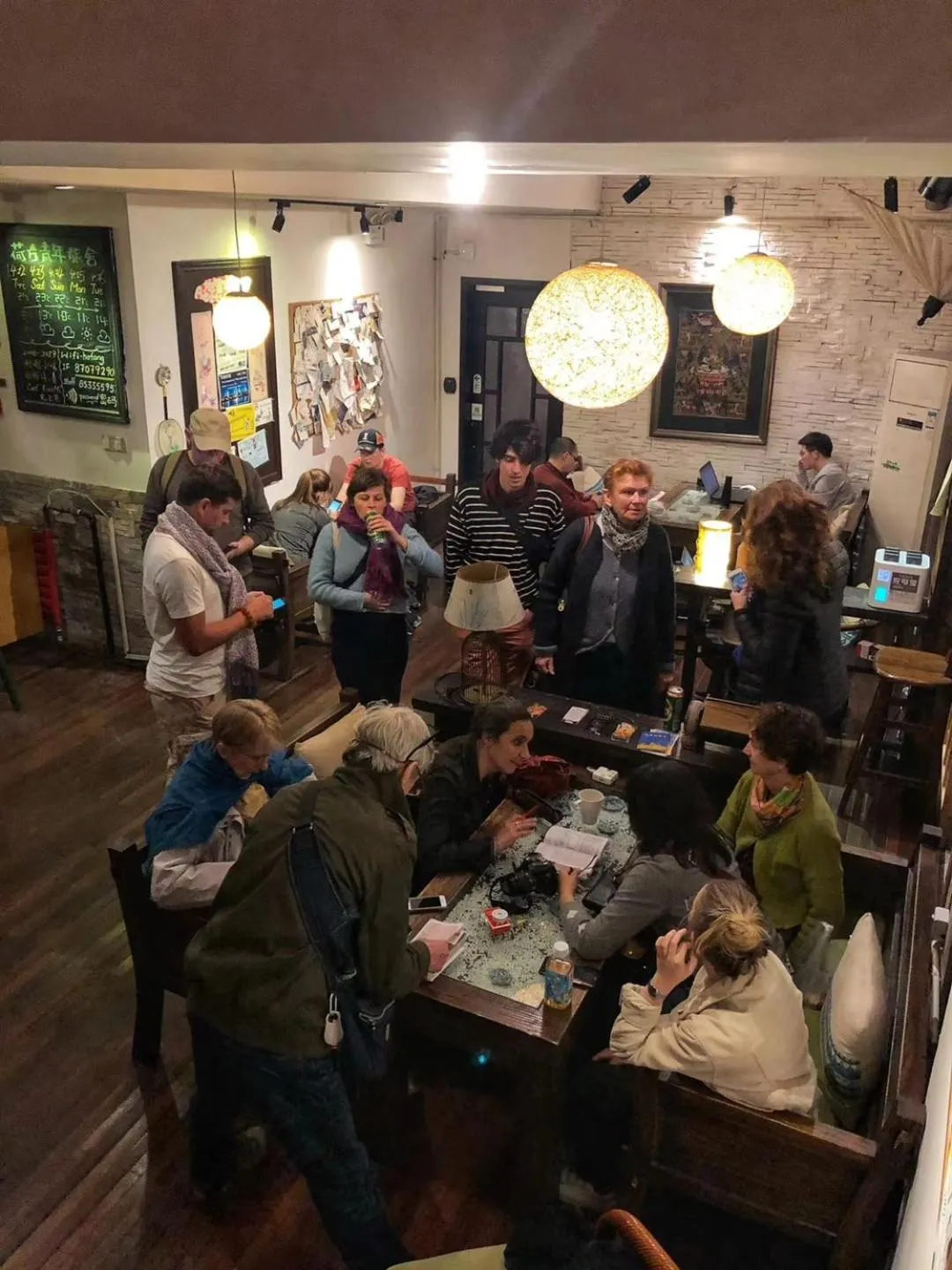 People in Hofang Guest House