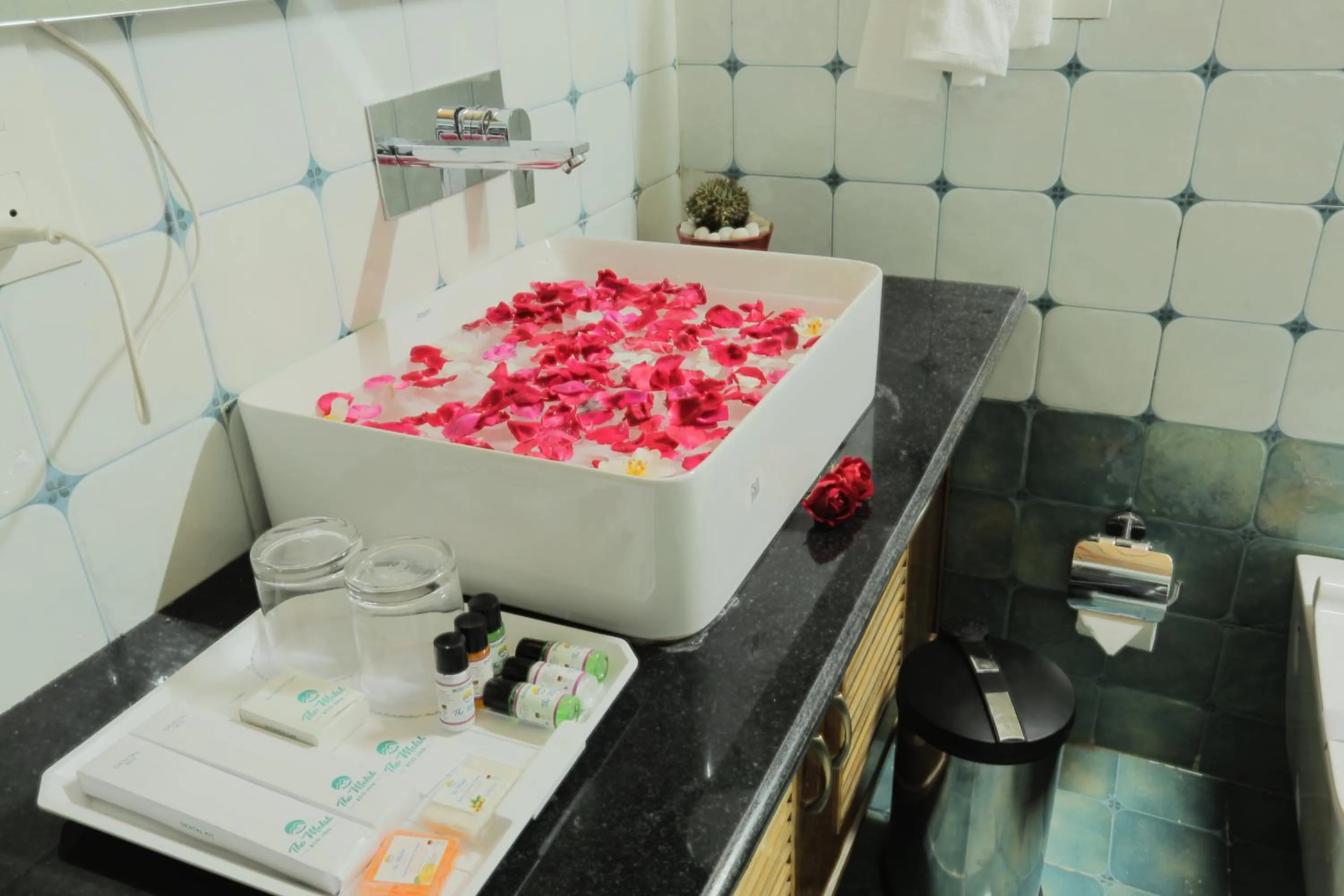 Bathroom in The Moksh Eco Inn