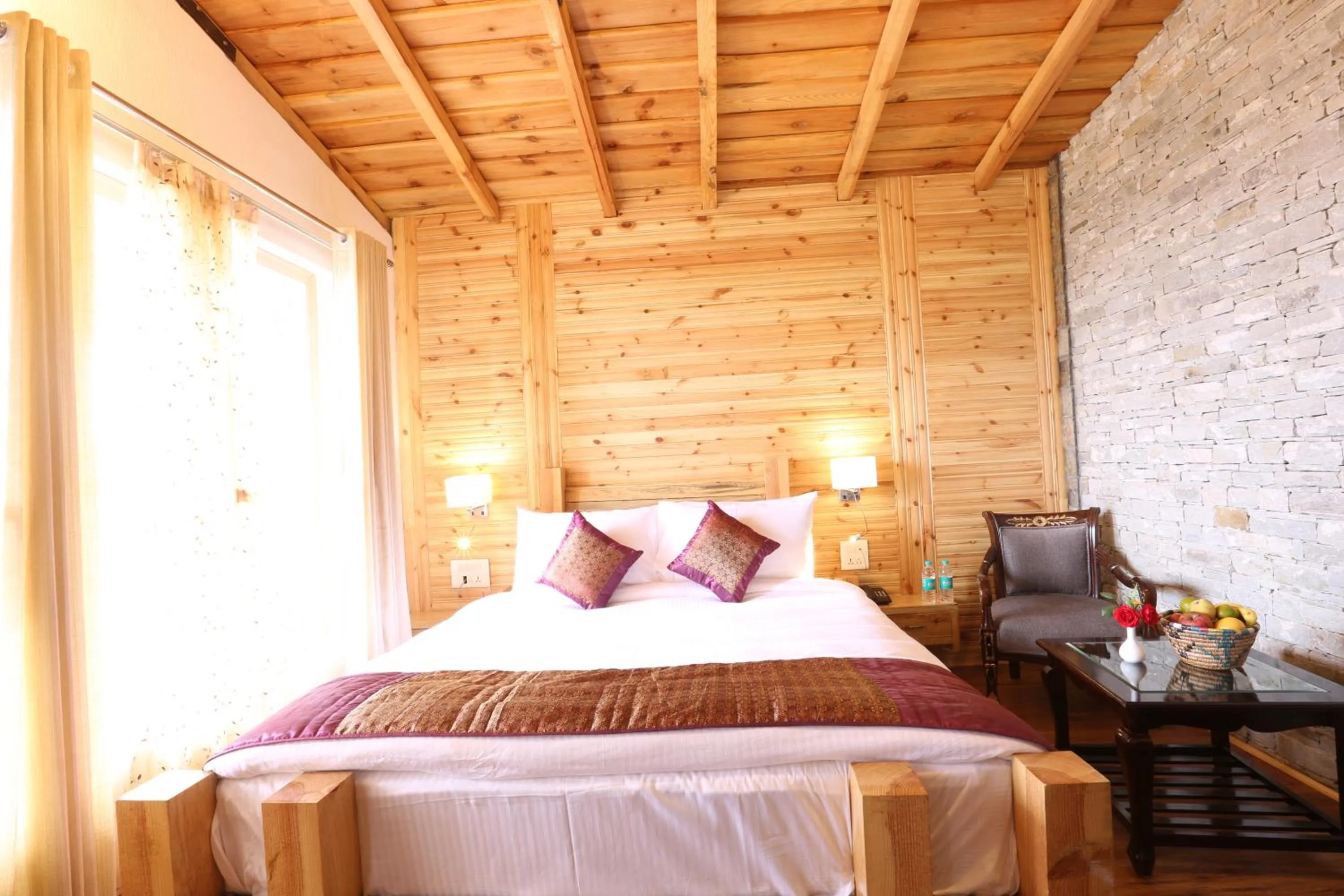 Photo of the whole room, Bed in The Moksh Eco Inn