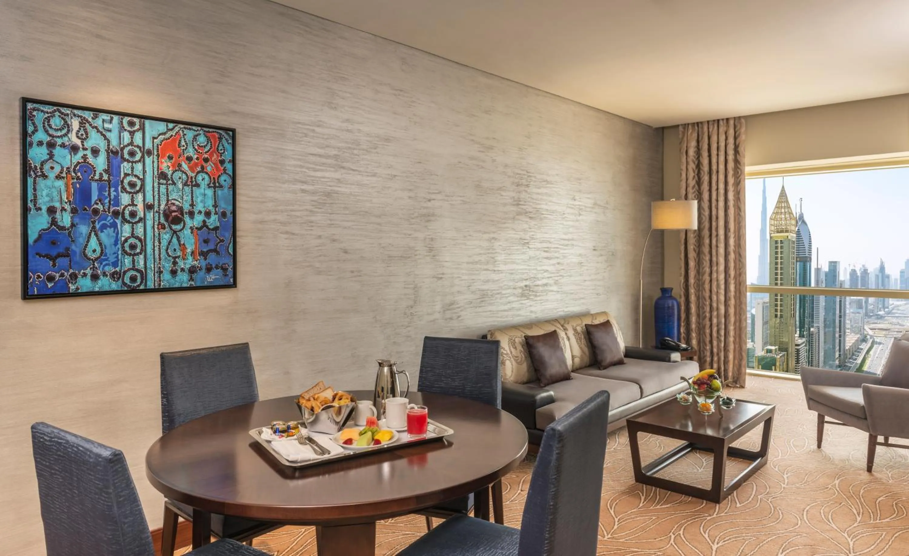 Living room in The Tower Plaza Hotel Dubai