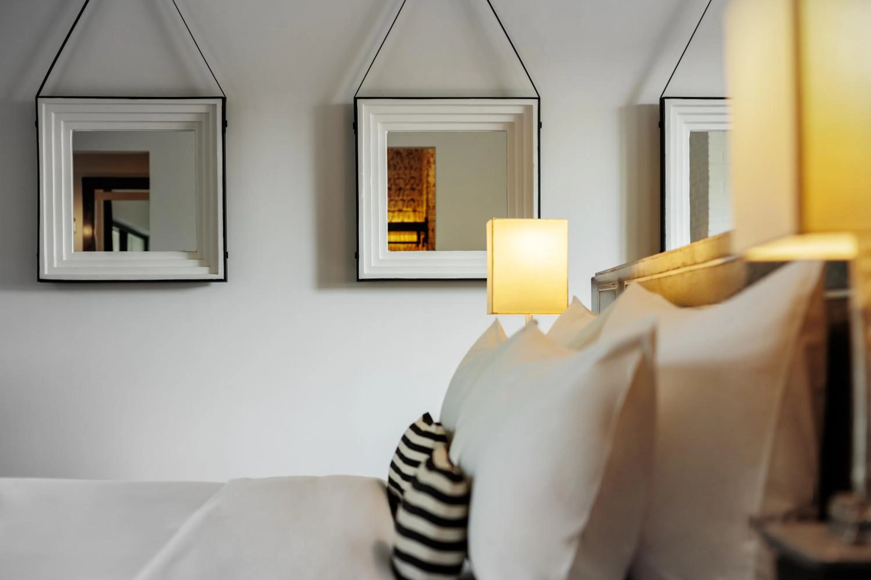 Bed in Shinta Mani Angkor