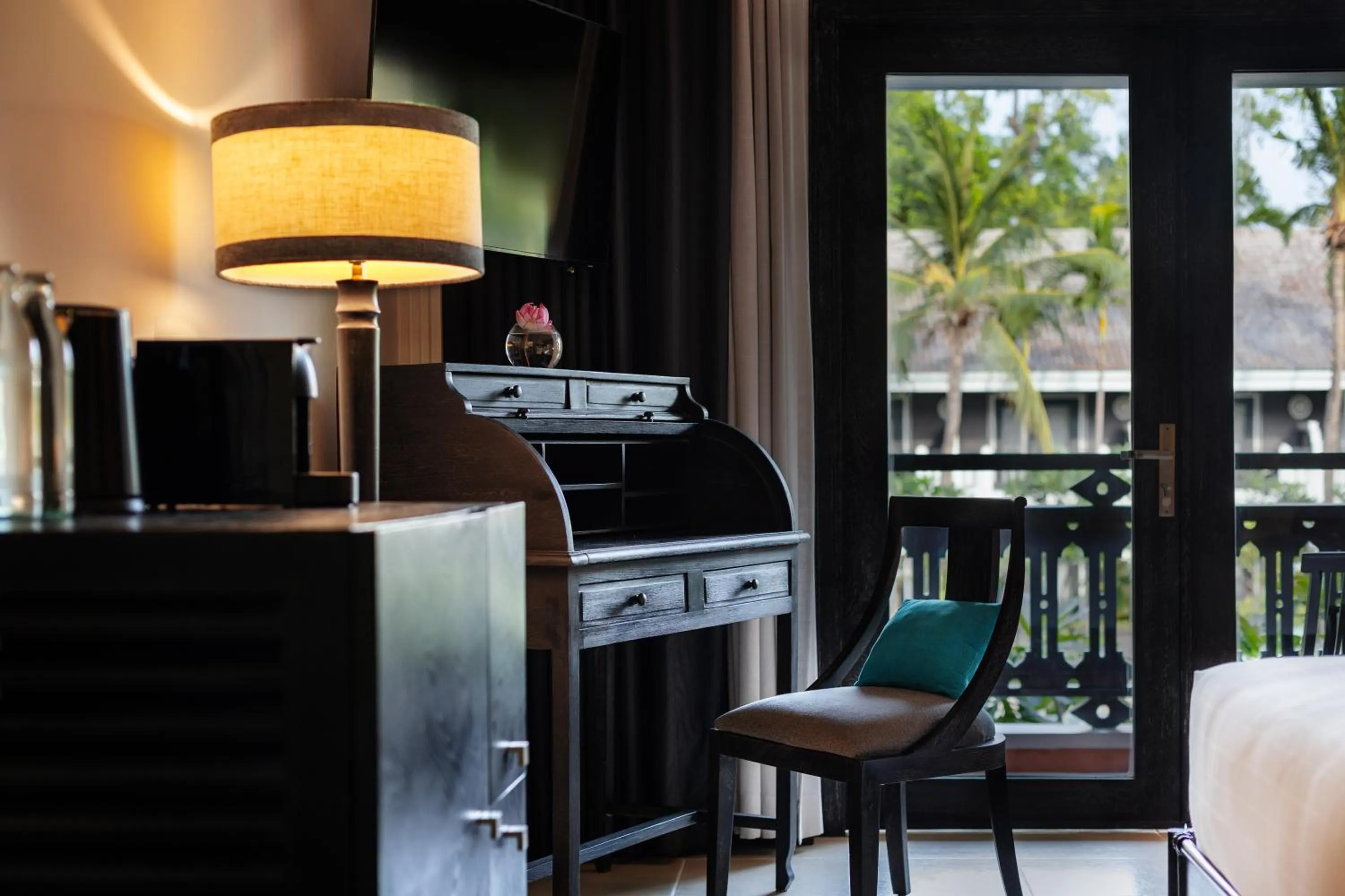 Seating area in Shinta Mani Angkor