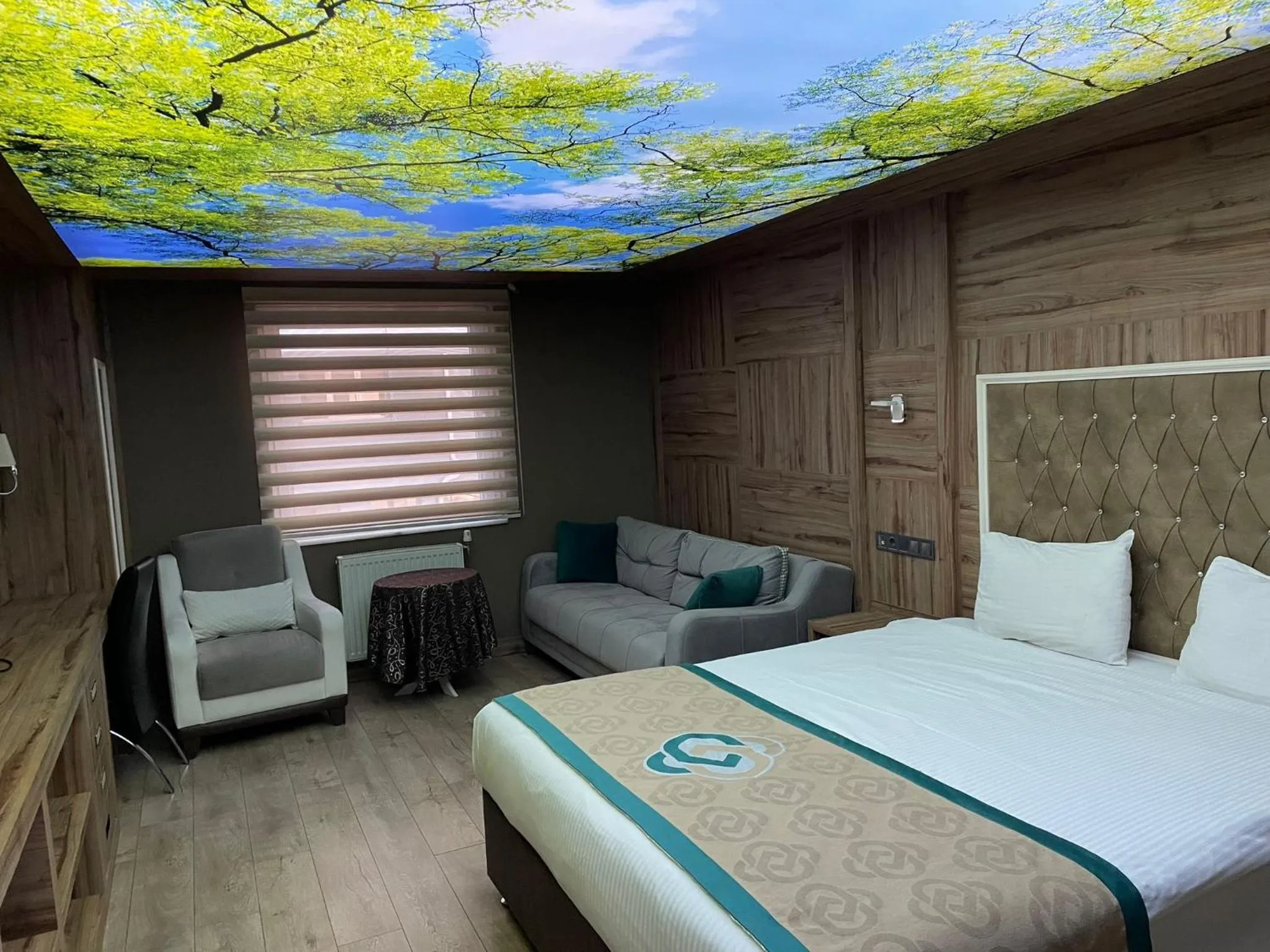 Bed in Demosan Hotel