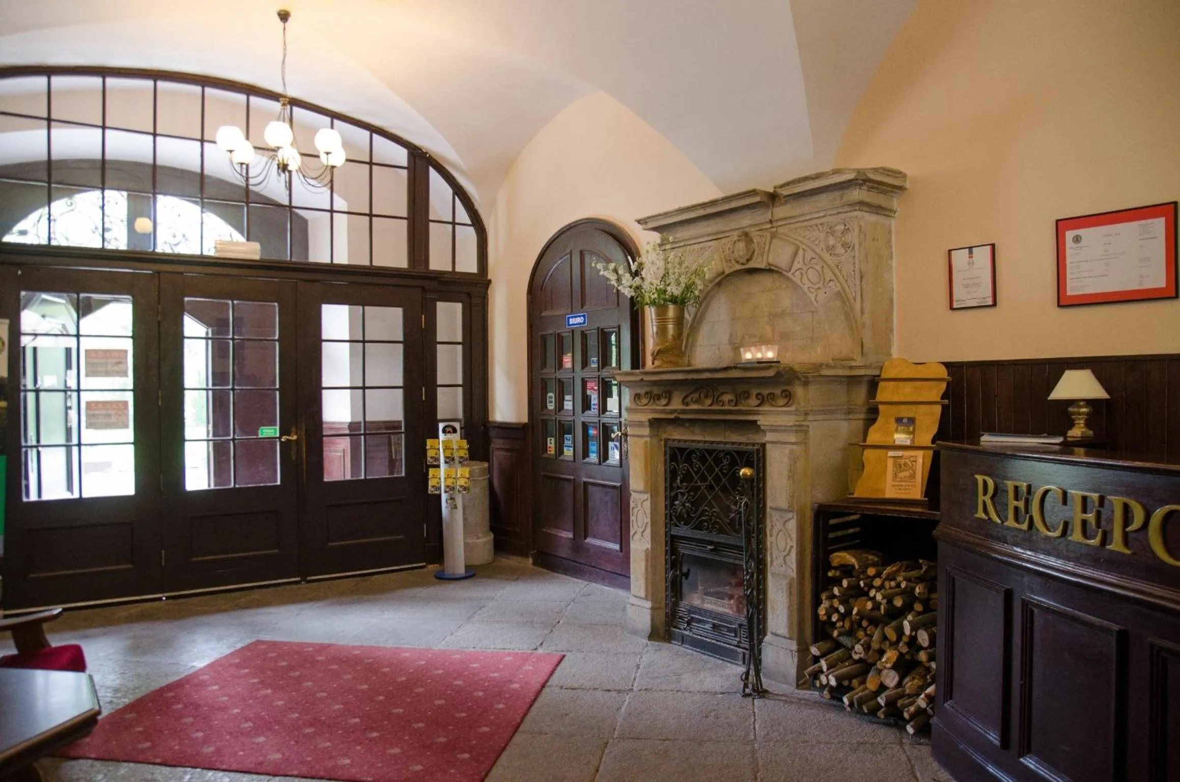 Lobby or reception in Pałac Krobielowice