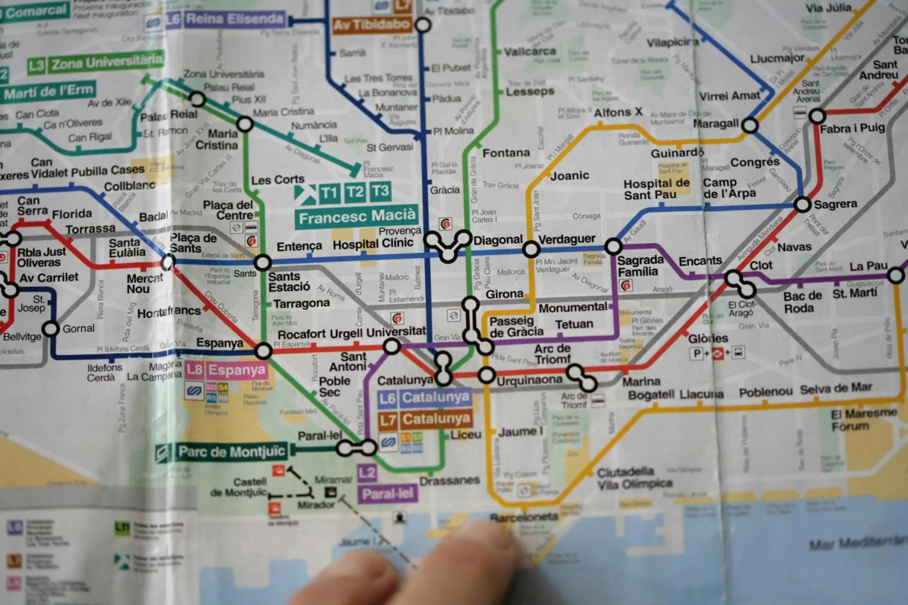 Location in HelloBCN Youth Hostel Barcelona