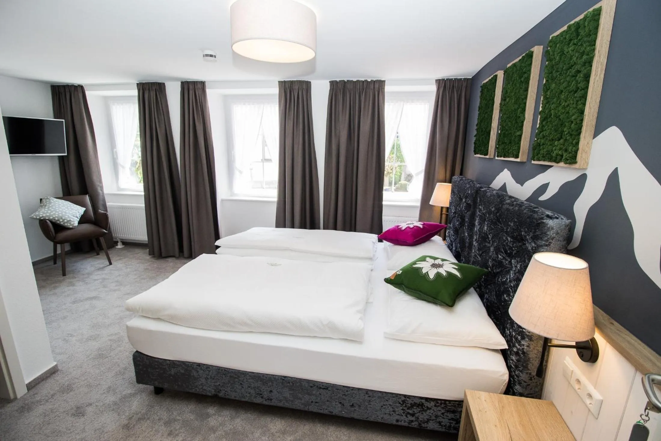 Bed in Landgasthof Alpenblick an der Wutachschlucht Südschwarzwald