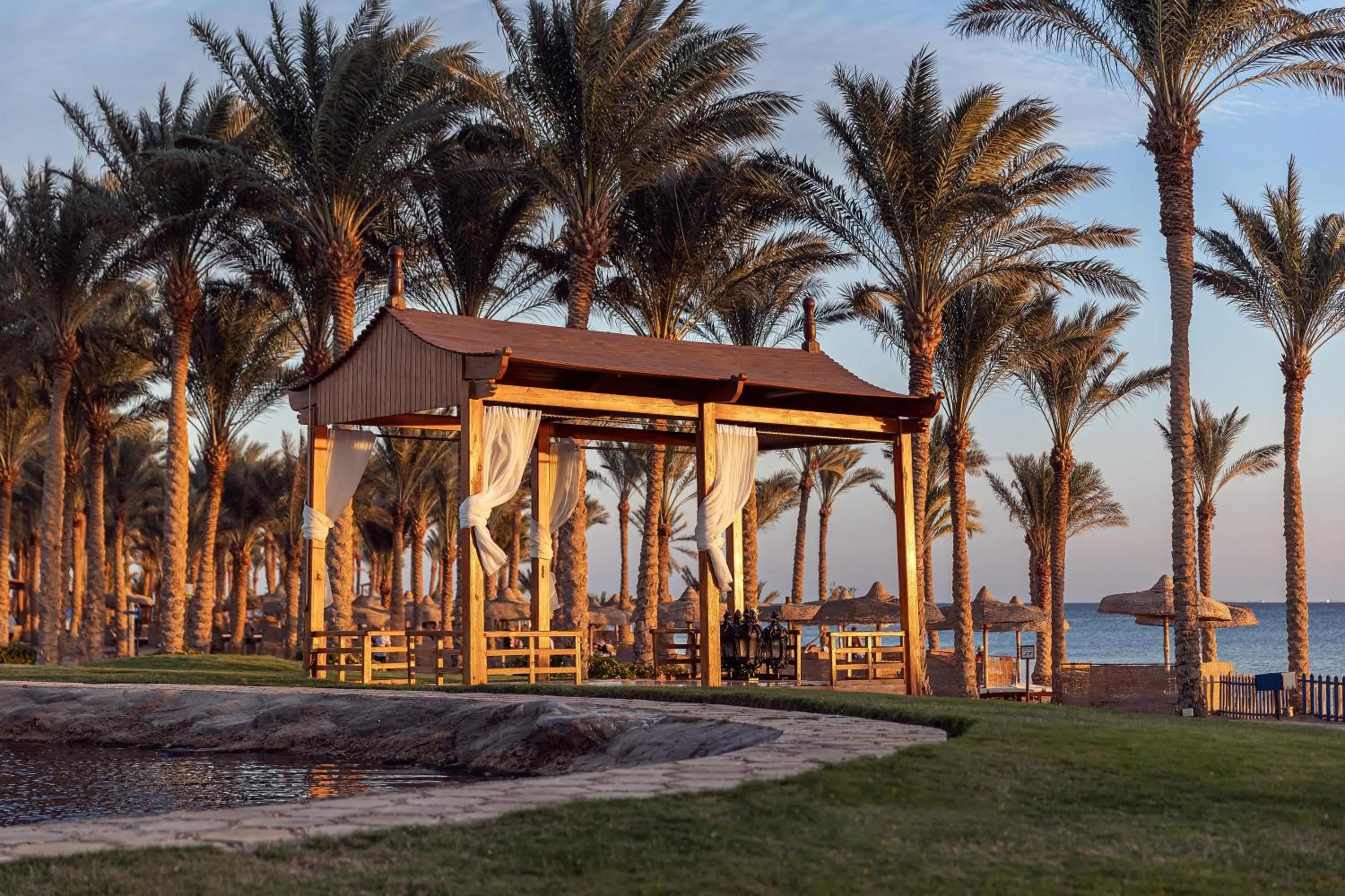 Natural landscape in Palm Royale Resort - Soma Bay