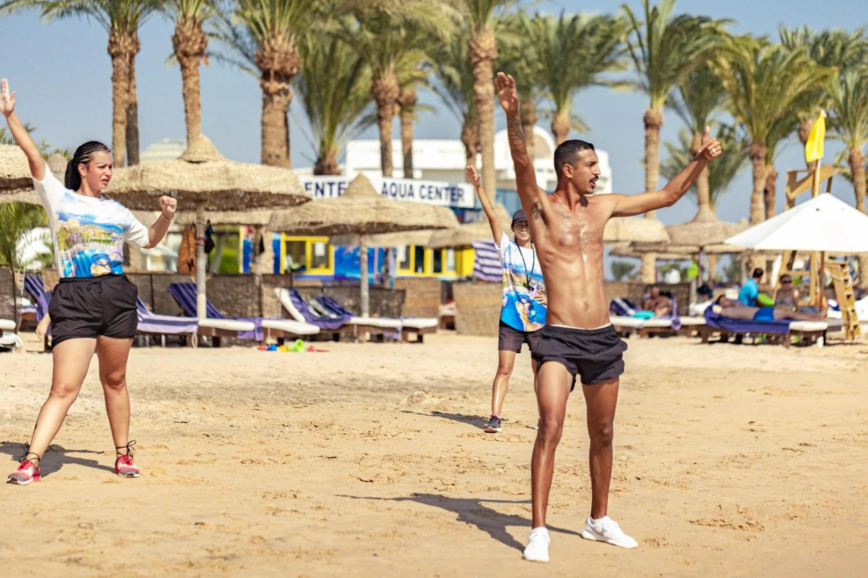 Beach in Palm Royale Resort - Soma Bay