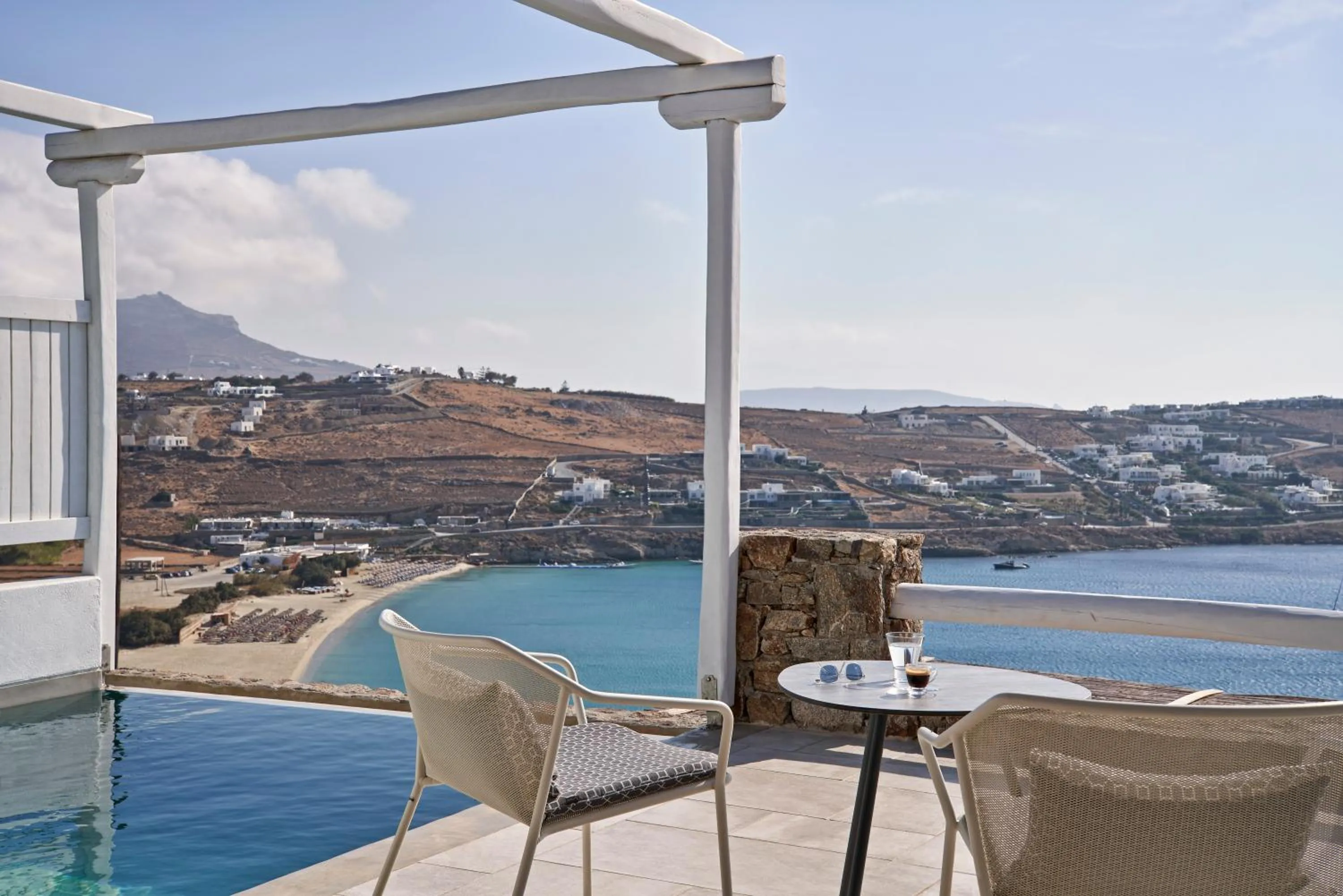 Balcony/Terrace in Mykonos Bliss - Cozy Suites, Adults Only Hotel