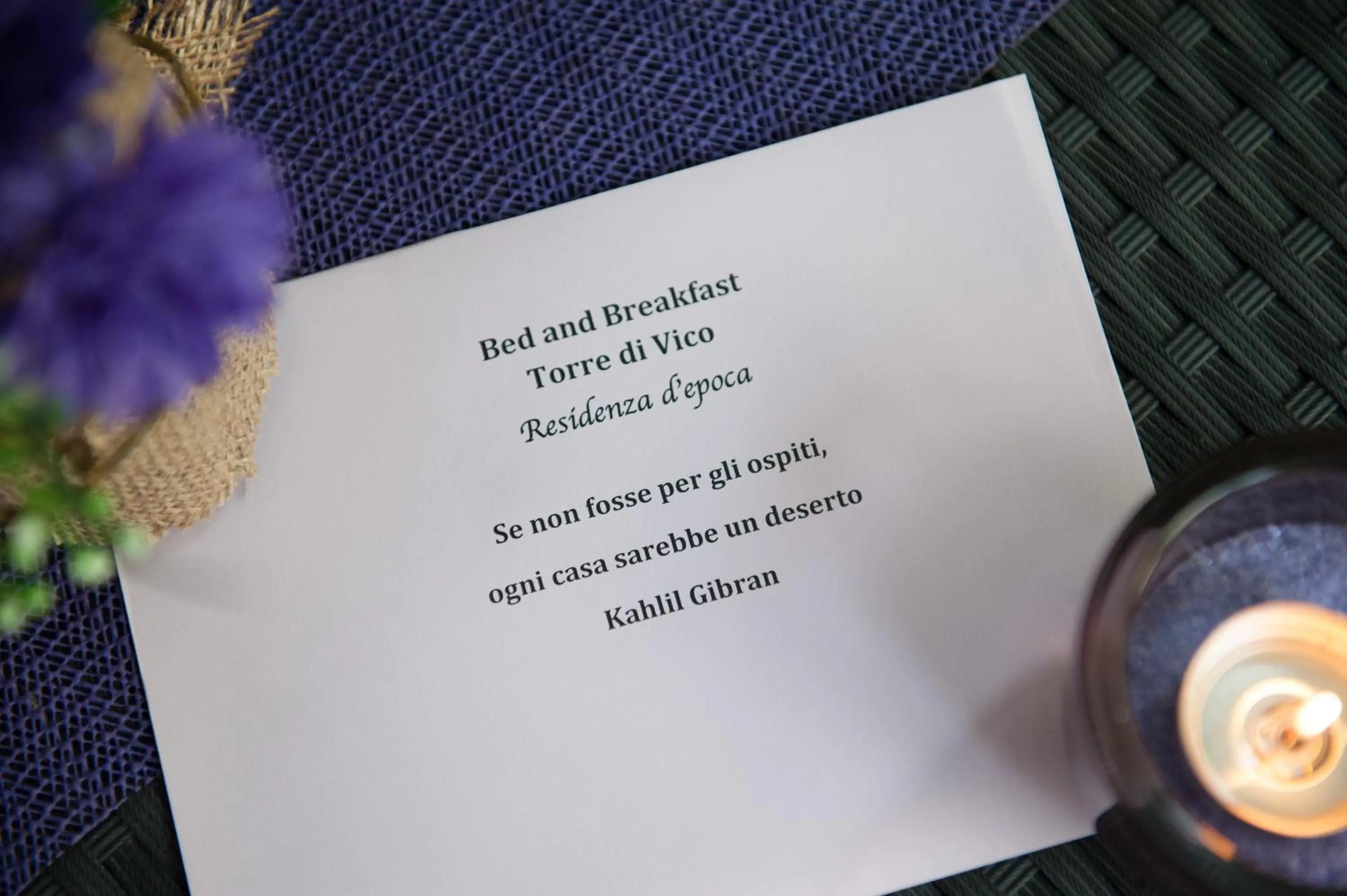 Decorative detail in Torre Di Vico Residenza D'Epoca