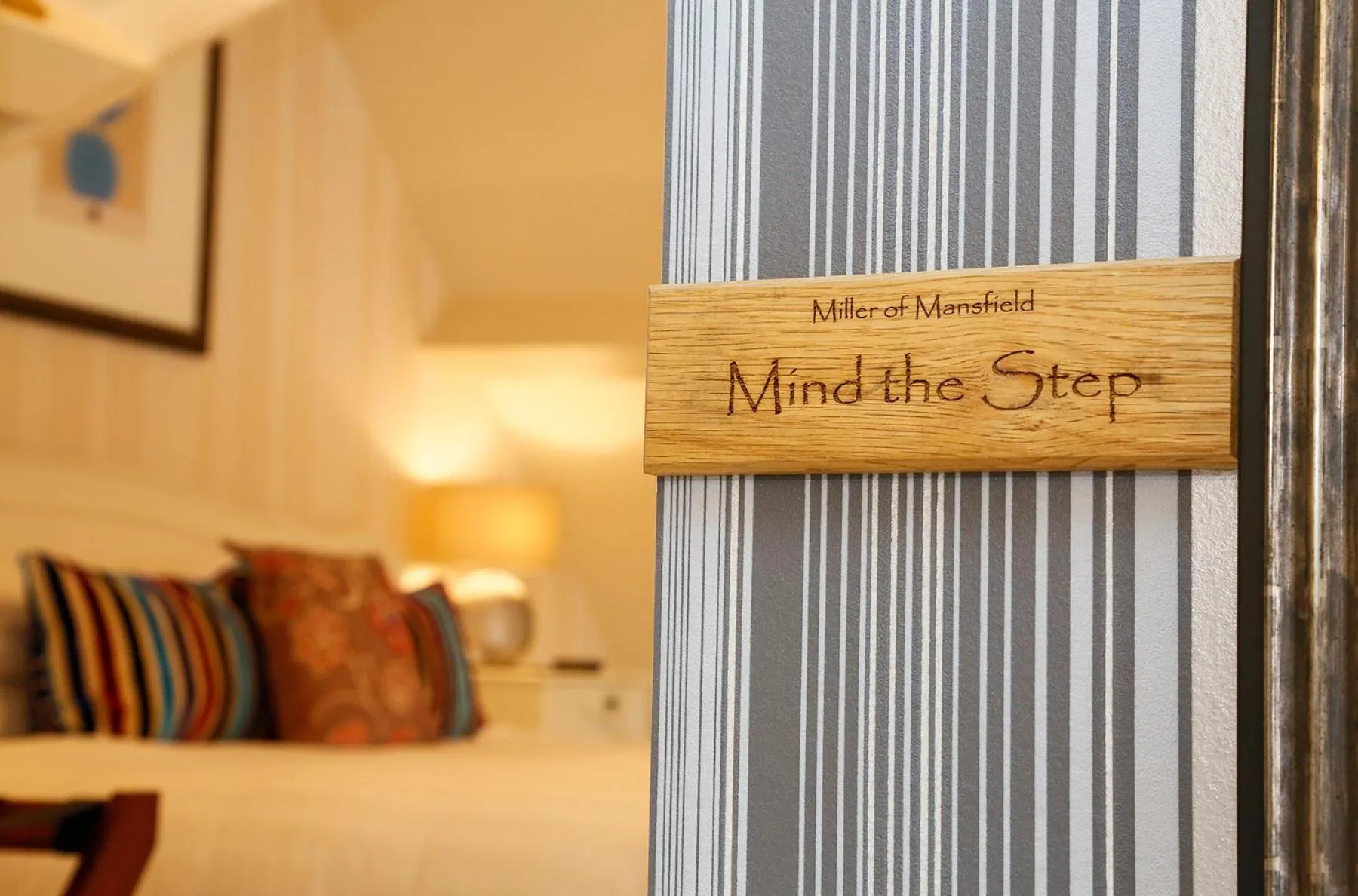 Decorative detail, Bed in The Miller of Mansfield