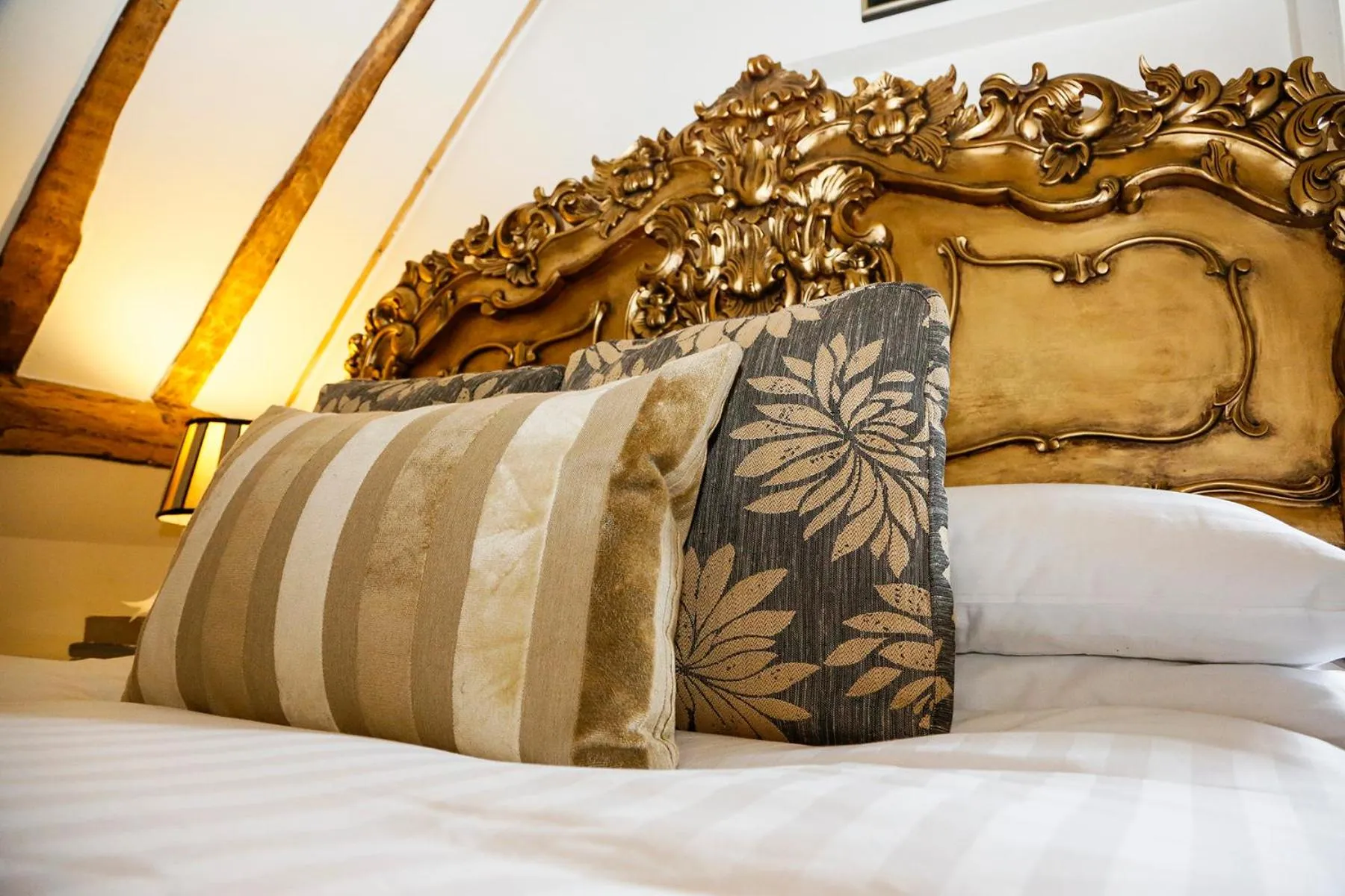 Decorative detail, Bed in The Miller of Mansfield