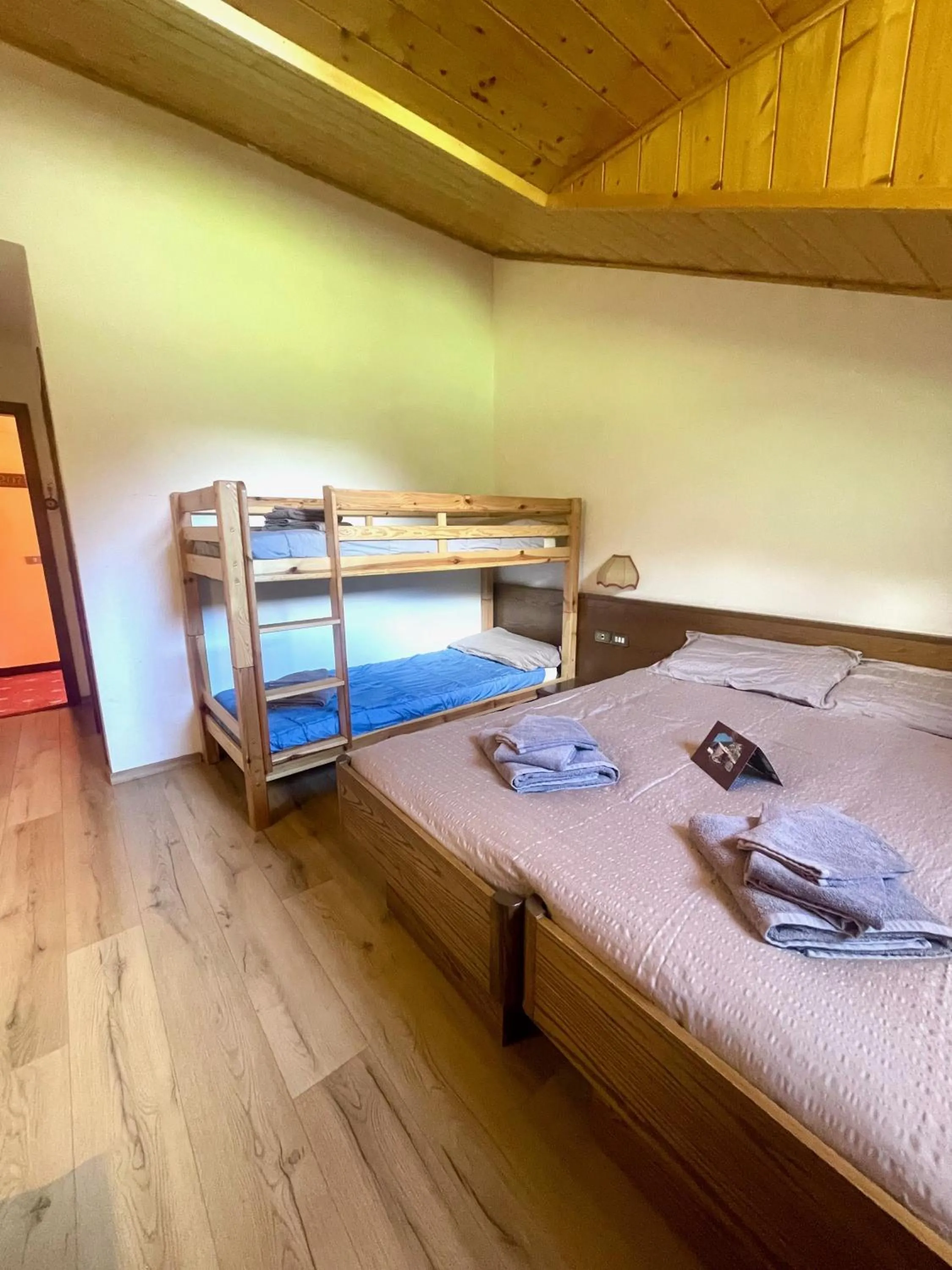 Bed in Hotel Biancaneve