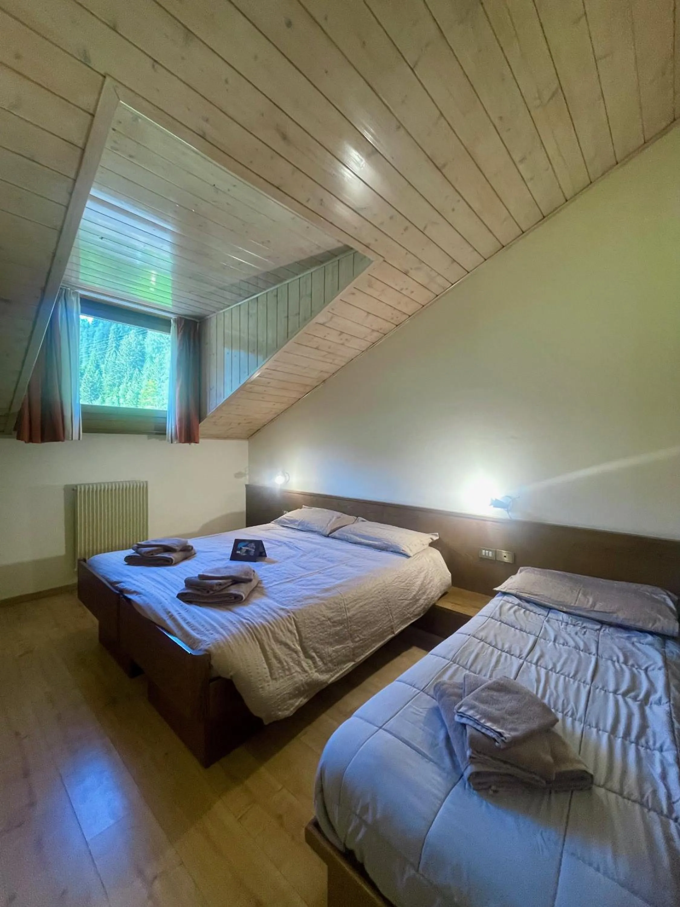 Bed in Hotel Biancaneve