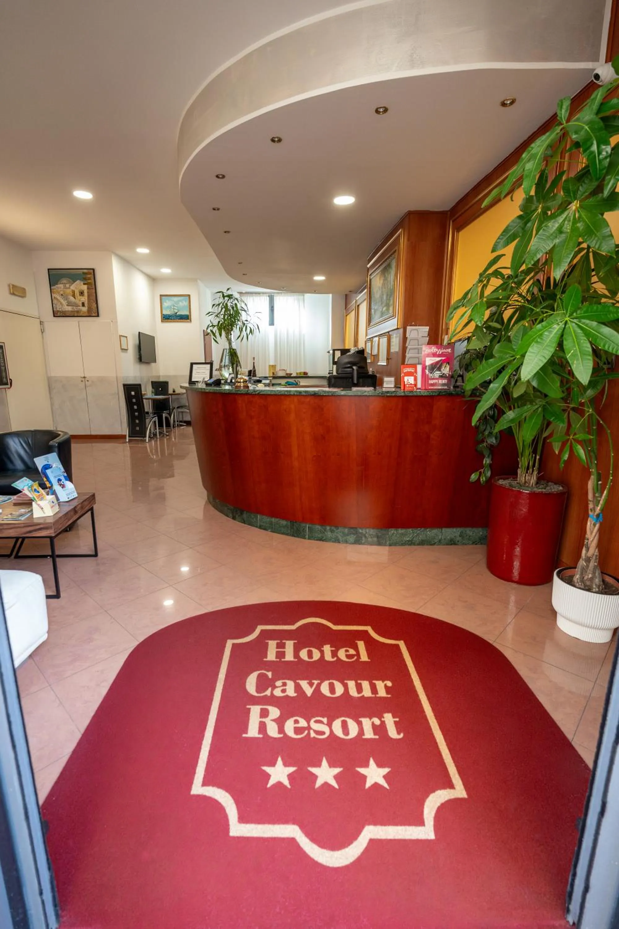 Lobby or reception in Hotel Cavour Resort