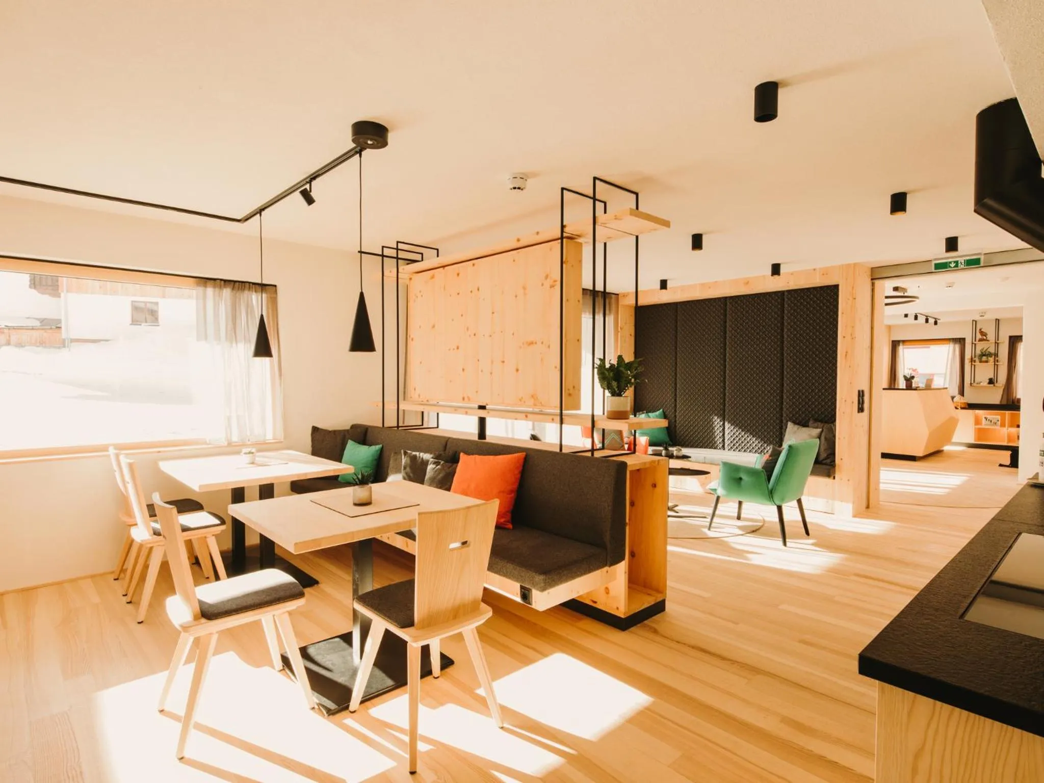 Seating area in Alpin - Studios & Suites