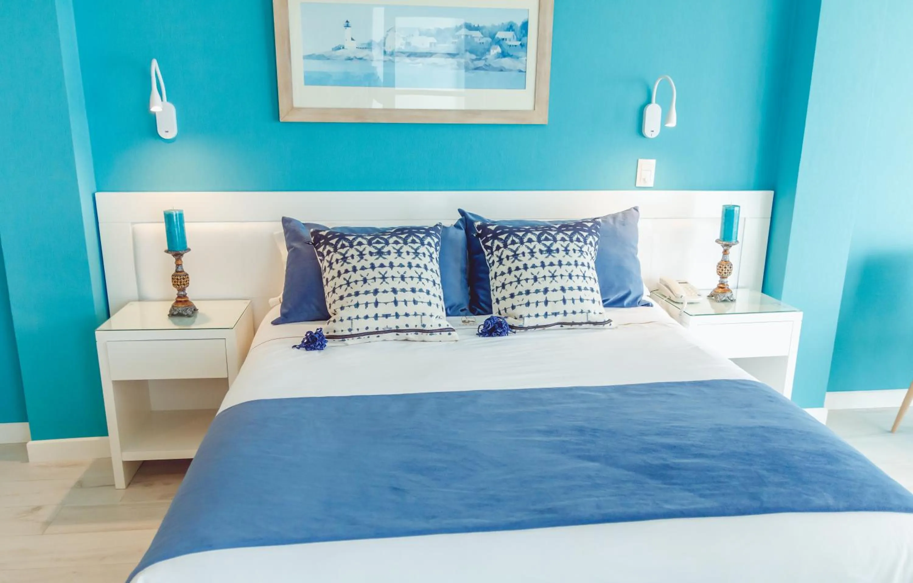 Bed in Hotel Las Rocas